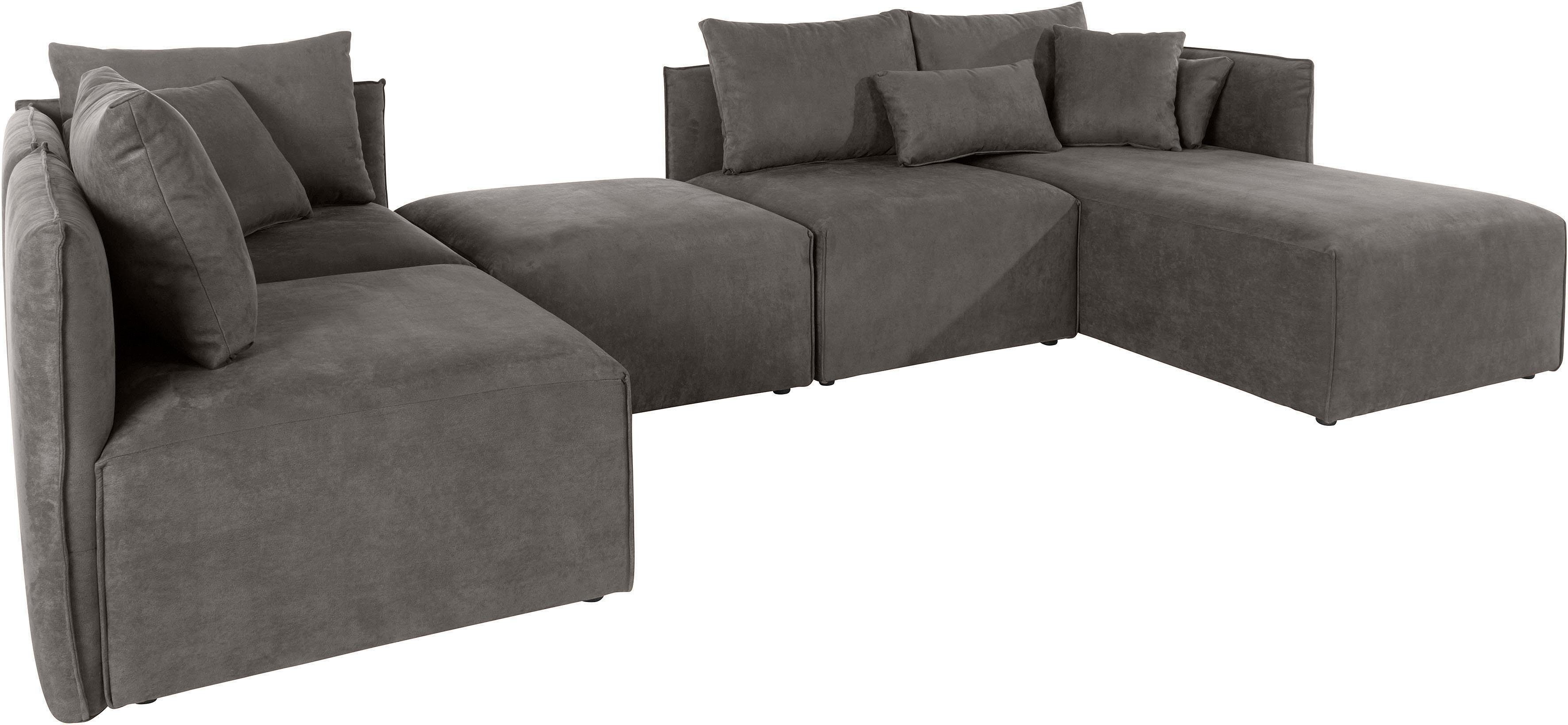 OTTO home Wohnlandschaft "Nöre U-Form" 5 Teile, in vielen Bezugsqualitäten und Farben s. auch "Nöre"