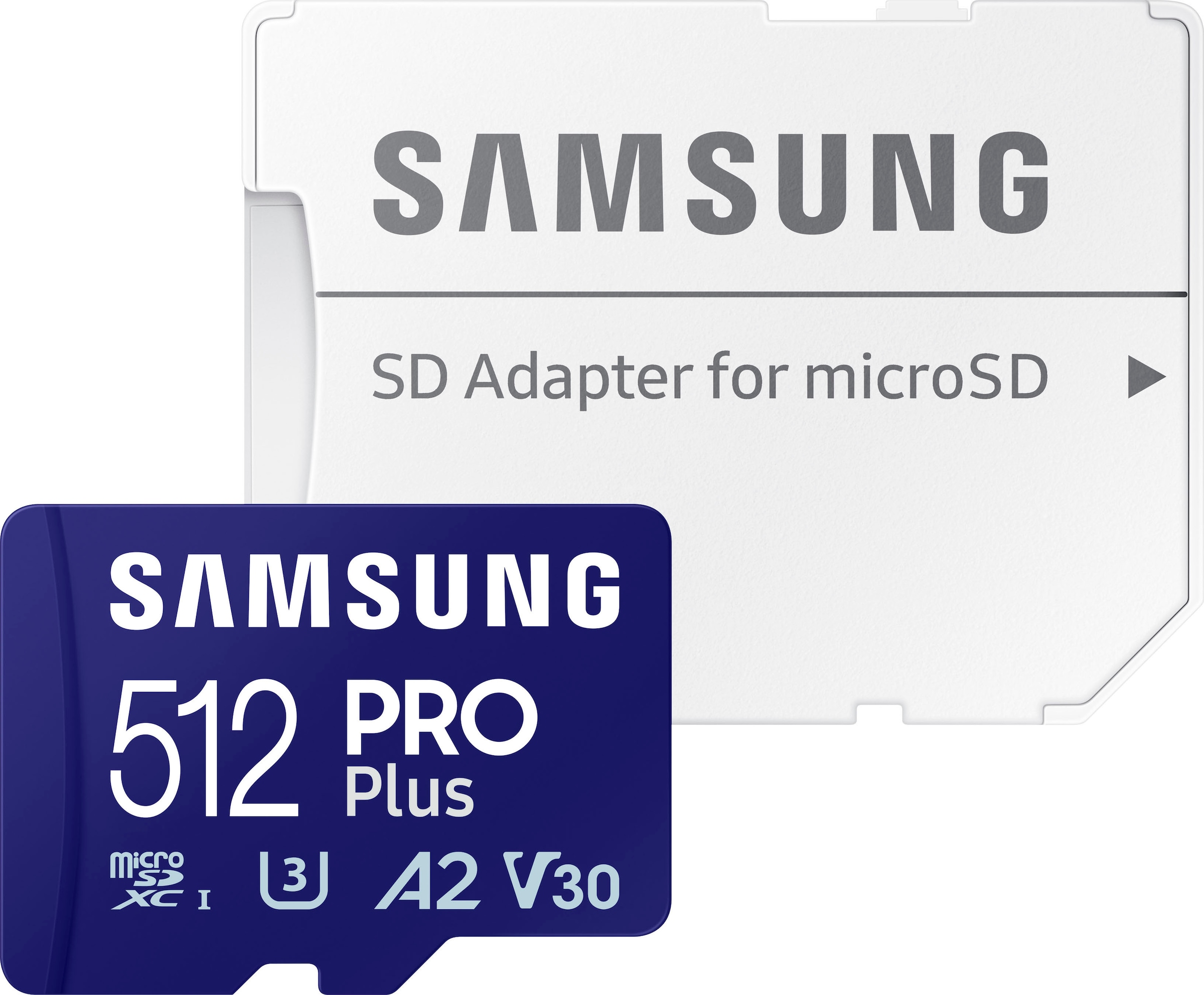 Samsung Speicherkarte »PRO Plus + microSDXC-Adapter«, (Class 10 160 MB/s Lesegeschwindigkeit)