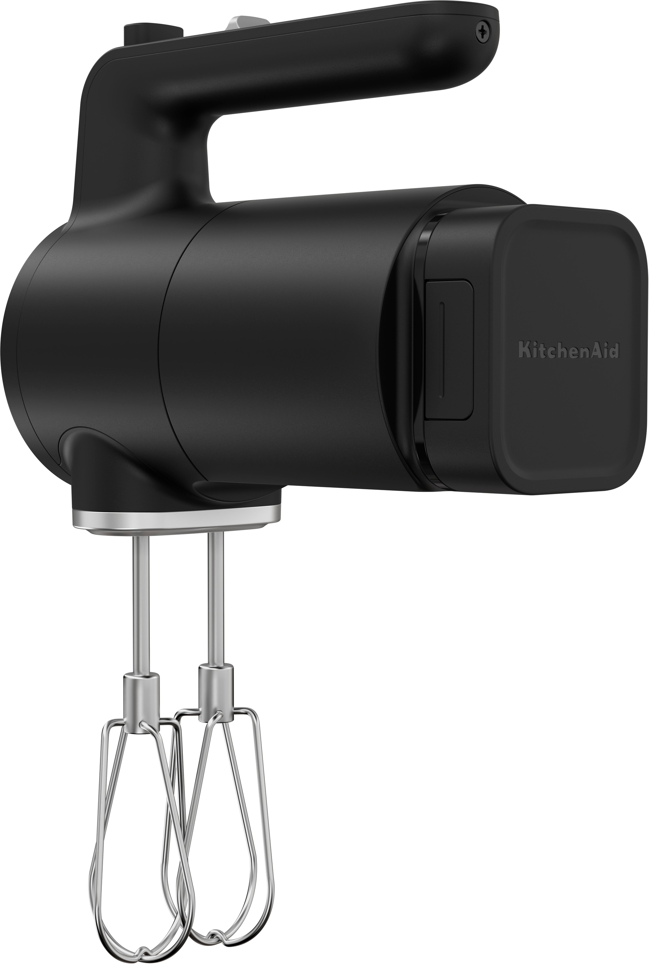KITCHENAID Handmixer "5KHMR762BM", schwarz (matt schwarz), B:9,5cm H:17cm T:30,45cm, Mixer, mit Akku 3