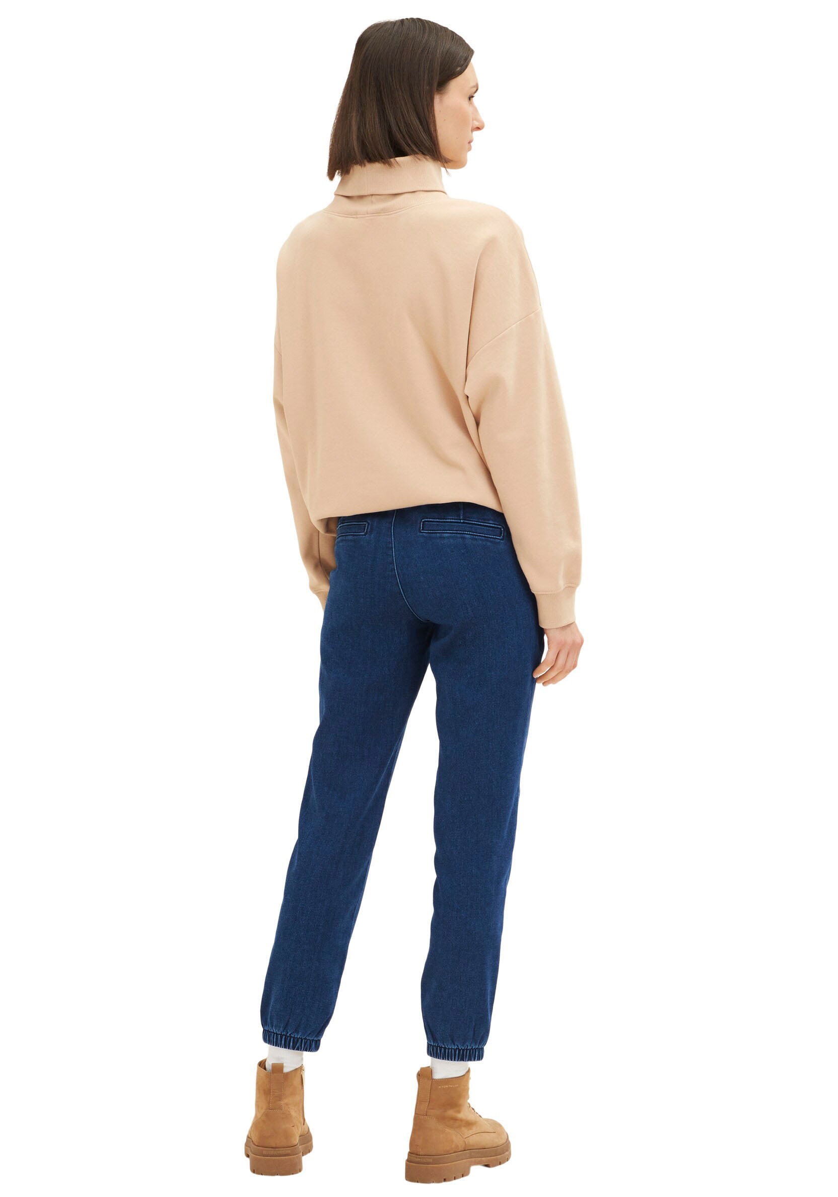TOM TAILOR Loose-fit-Jeans, mit elastischem Bund für bestellen | BAUR