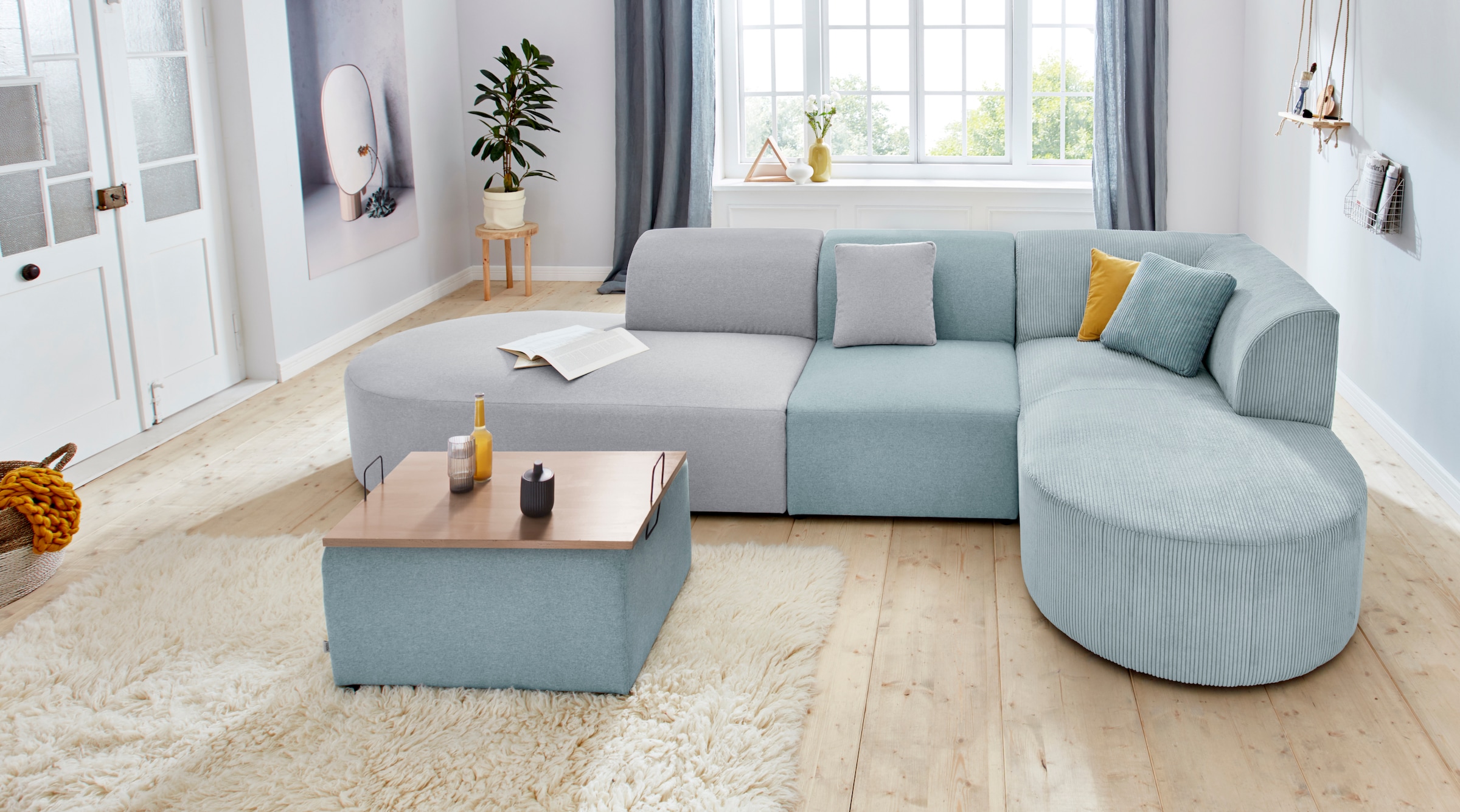 andas Sofa-Eckelement »Alesund«, als Einzelelement oder Modulteil