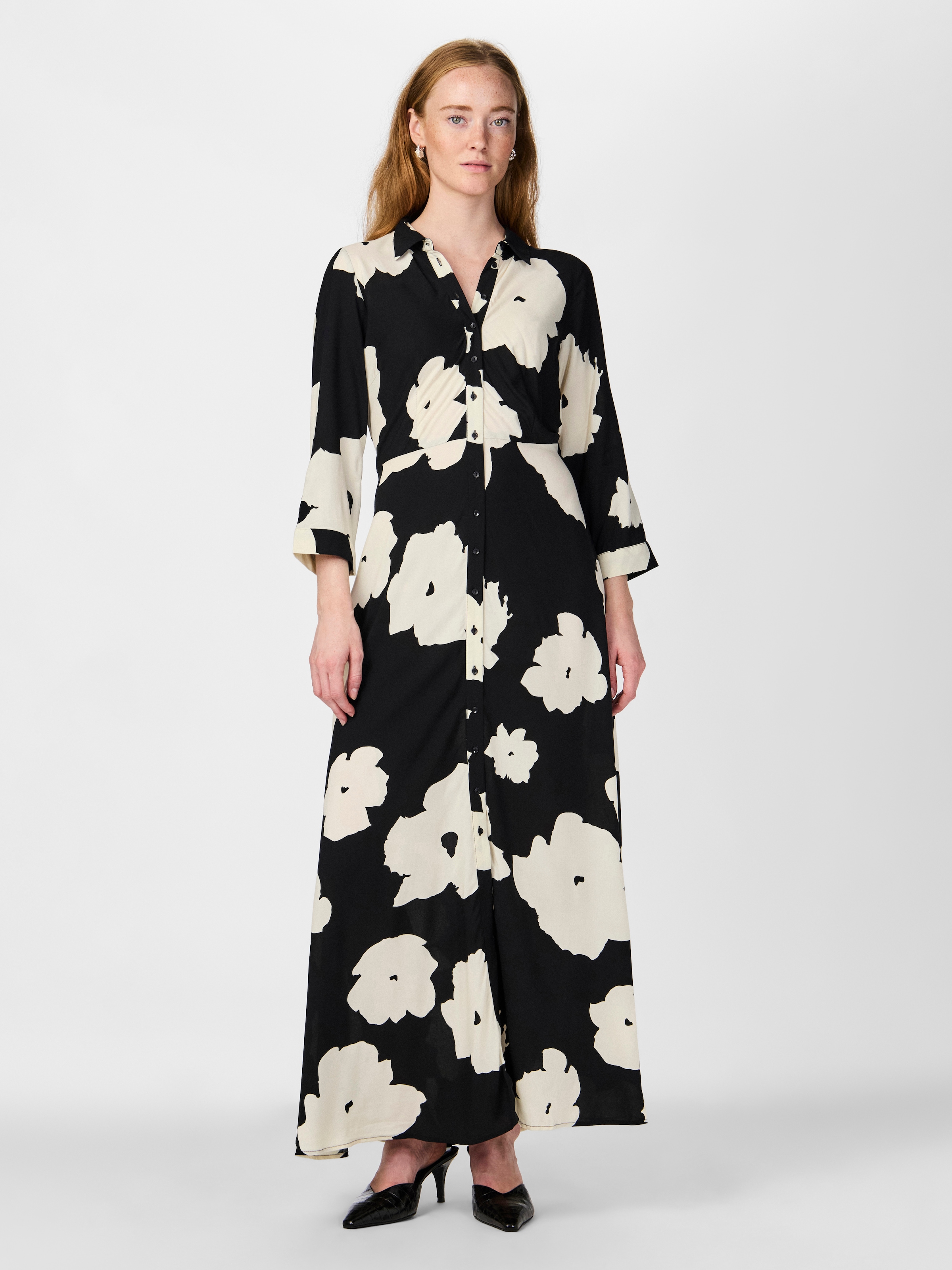 Y.A.S Hemdblusenkleid "YASSAVANNA LONG SHIRT DRESS" Sommerkleid, mit 3/4 Är günstig online kaufen