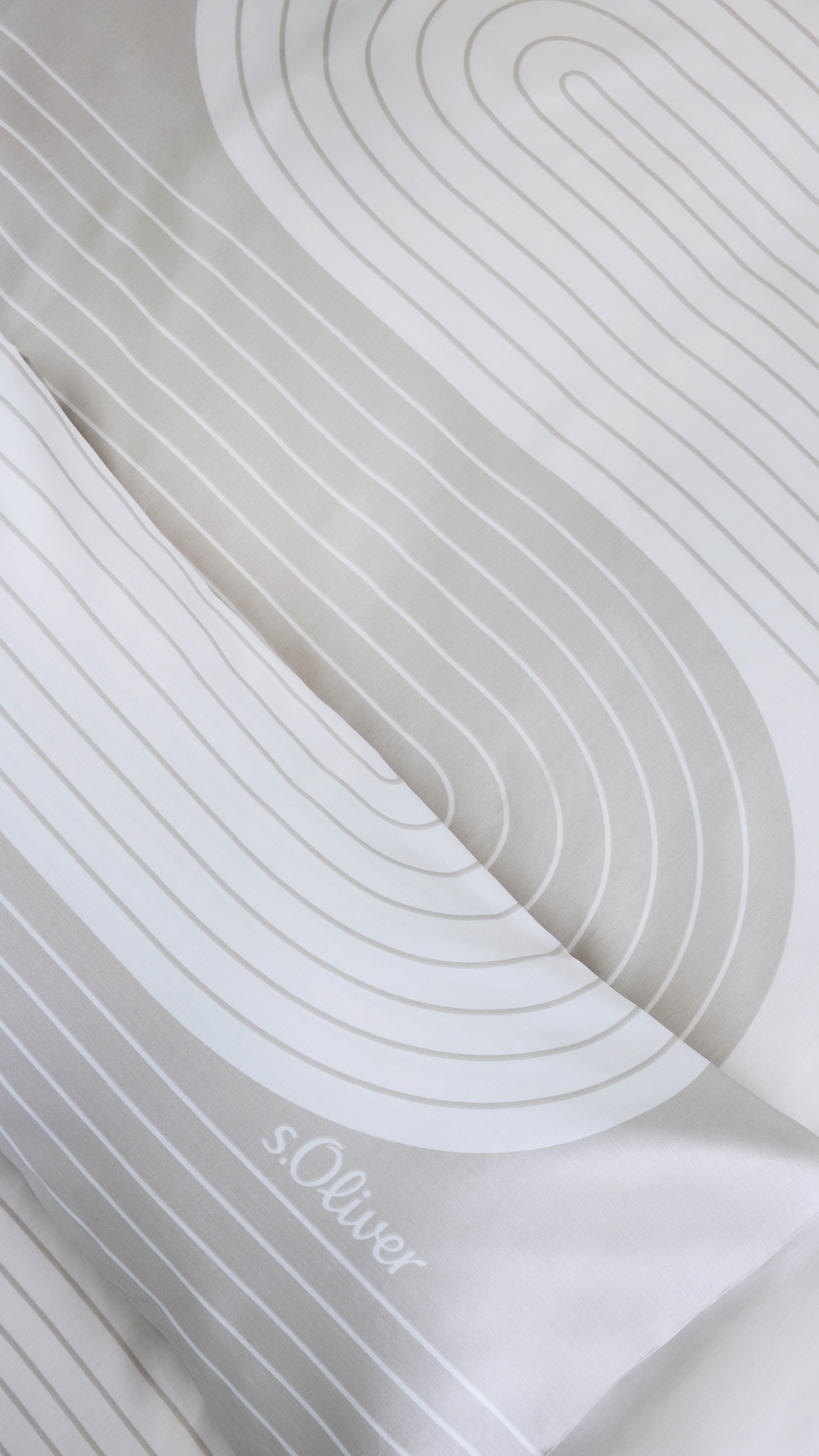 s.Oliver Bettwäsche »s.Oliver Satinbettwäsche« 2 in leichten Naturtönen