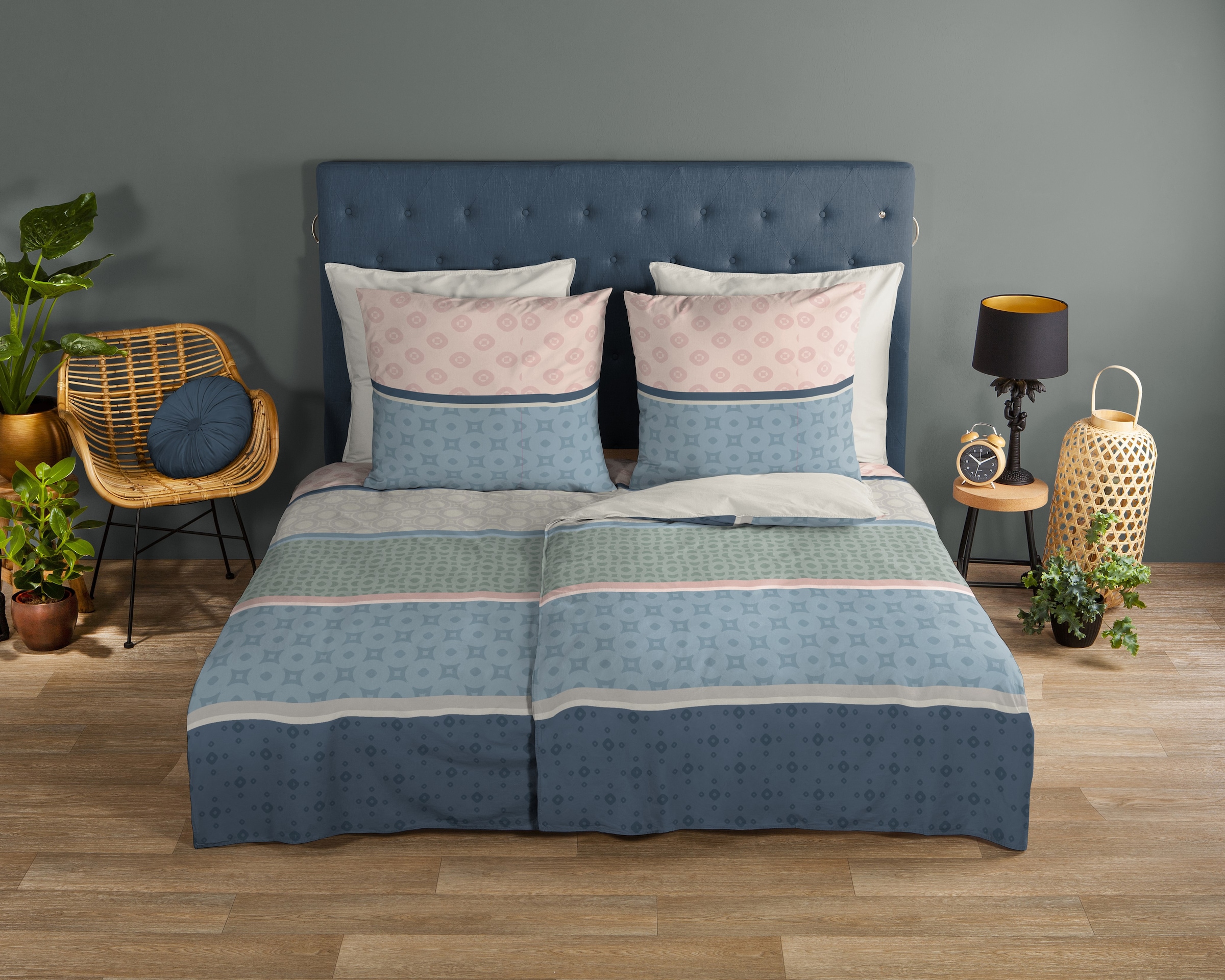 good morning Wendebettwäsche "Vida" 2 Stk. tlg. 100% Baumwolle, Renforcé, R günstig online kaufen