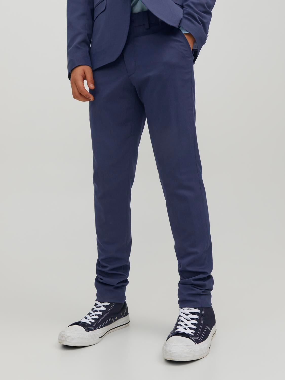 Jack & Jones Junior "JPRSOLAR elastisch, pflegeleicht, komfortabel" unifarben, modisch, slim fit, Web