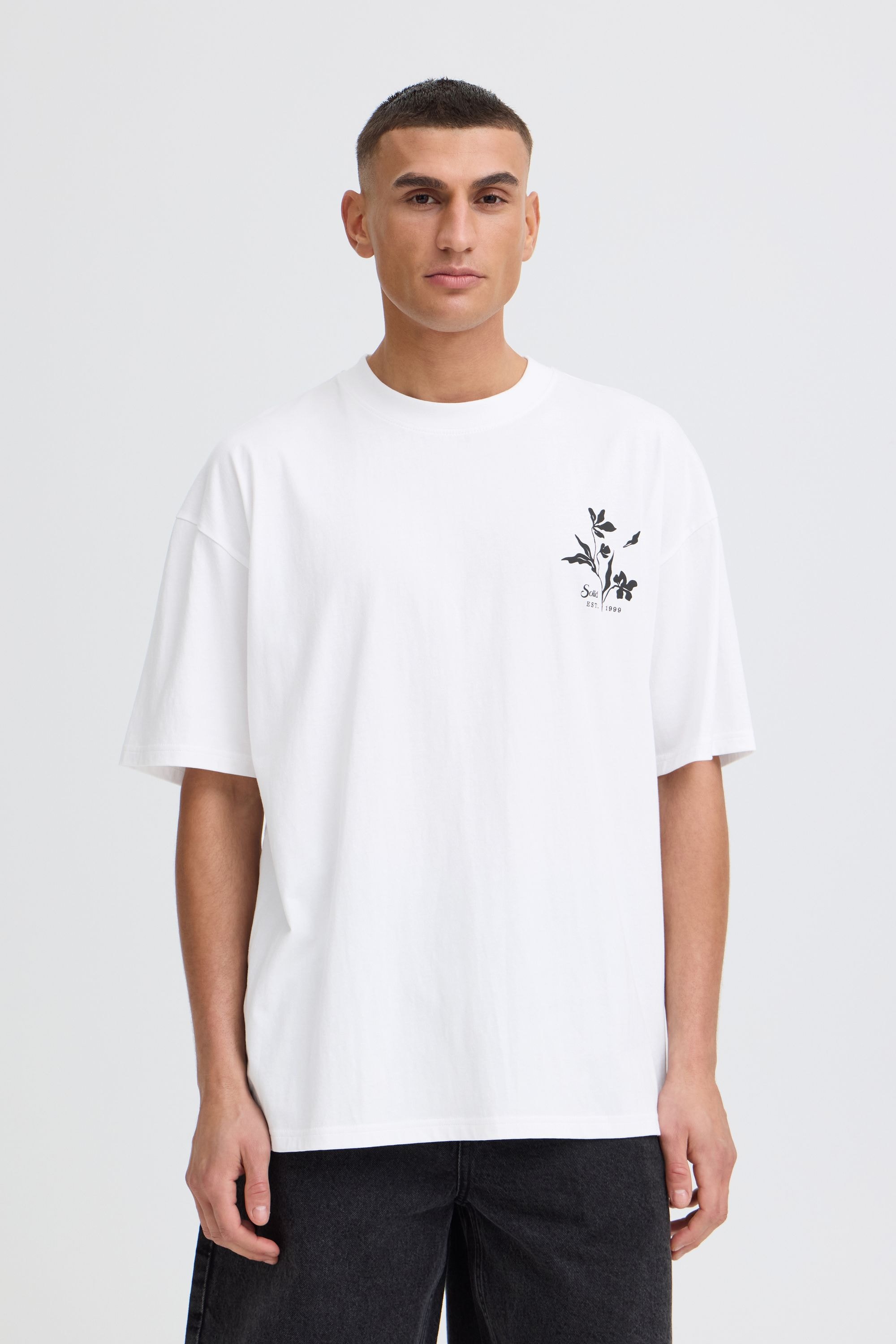 !Solid Rundhalsshirt »Rundhalsshirt SDAmon Oversized«