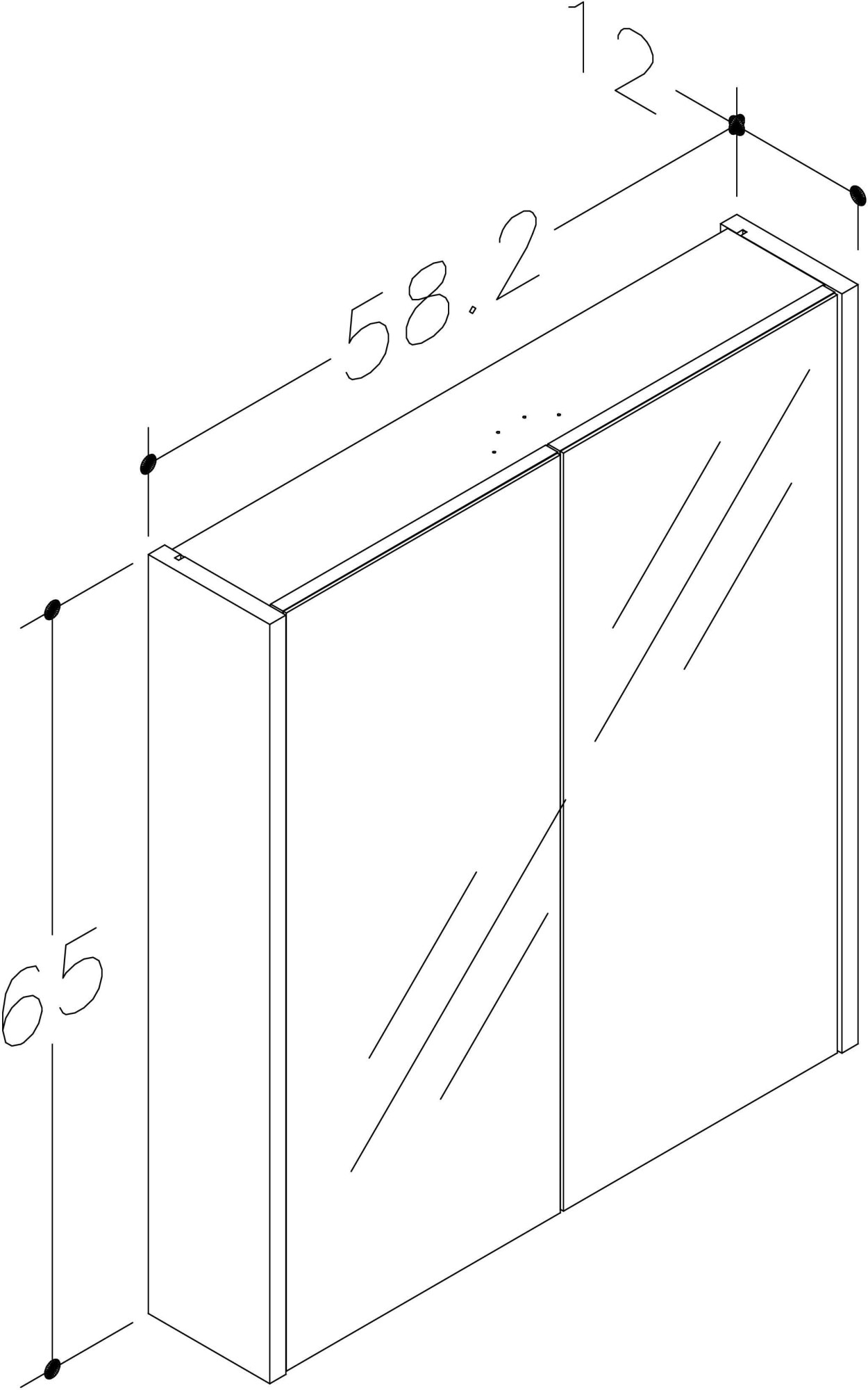 welltime Spiegelschrank »Scandic«, verspiegelt, mit Soft-Close-Funktion, verschiedene Breiten, FSC®