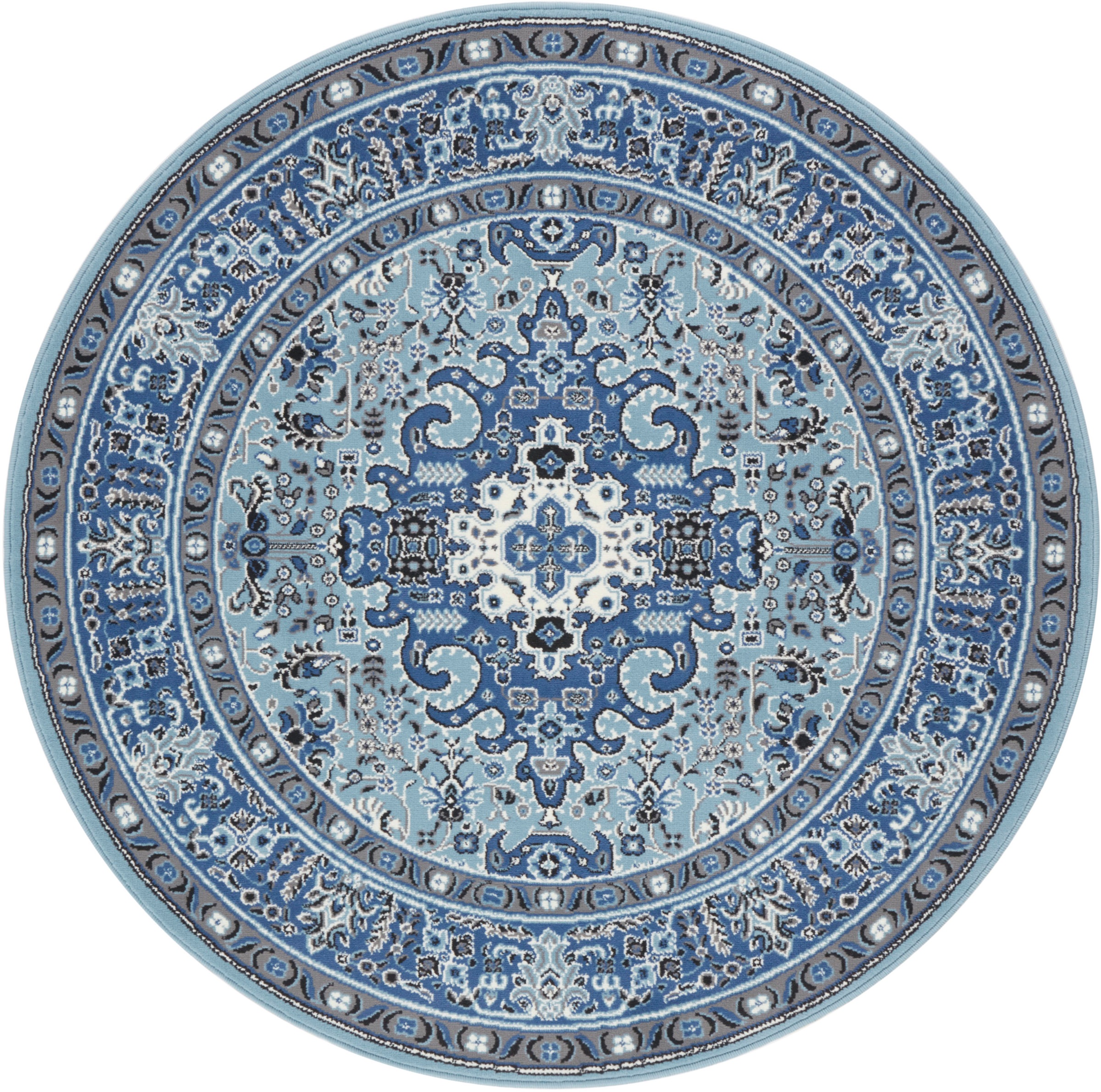 HANSE Home Teppich "Skazar Isfahan" rund 9 mm Höhe Kurzflor, Orient, Teppic günstig online kaufen