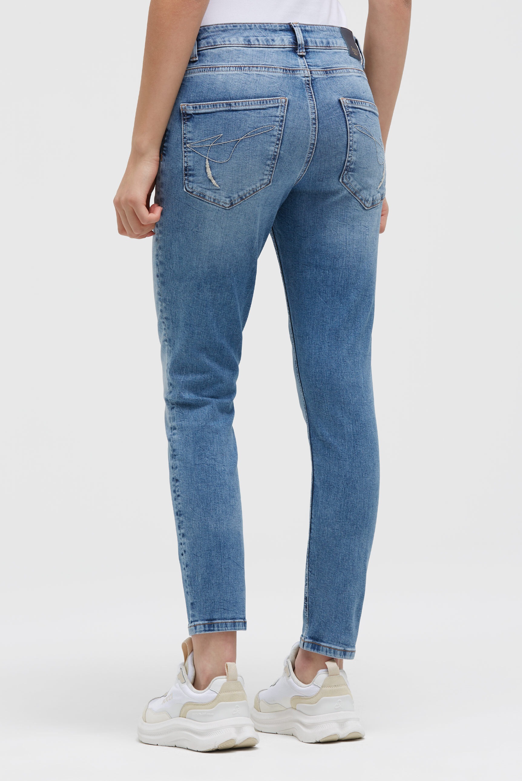 SOCCX Slim-fit-Jeans, mit normaler Leibhöhe