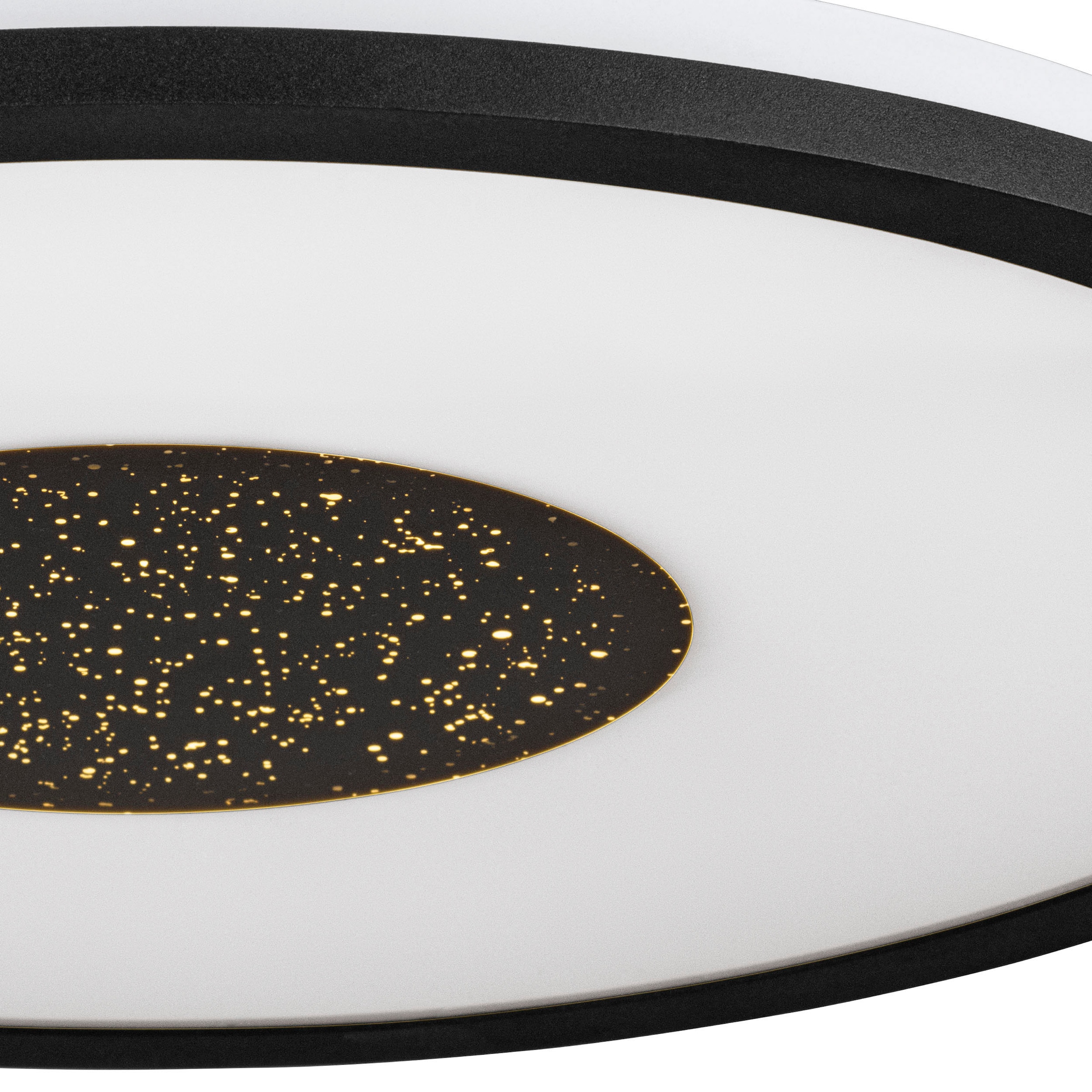 EGLO LED-Deckenleuchte »MARMORATA« in schwarz und weiß aus Alu, Stahl /  inkl. LED fest integriert - 18 Watt und 9 Watt