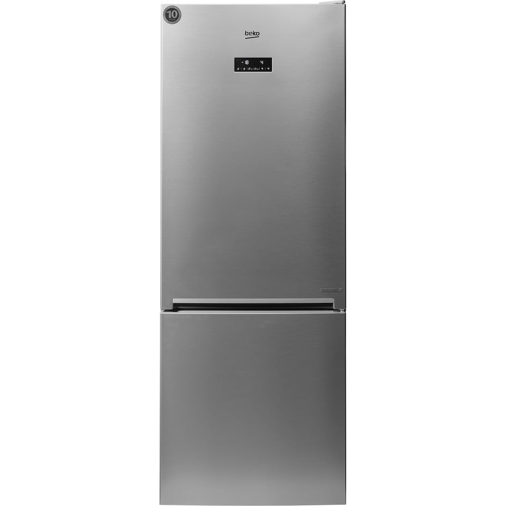 BEKO Kühl-/Gefrierkombination, RCNE560E50ZXPN, 192 cm hoch, 70 cm breit