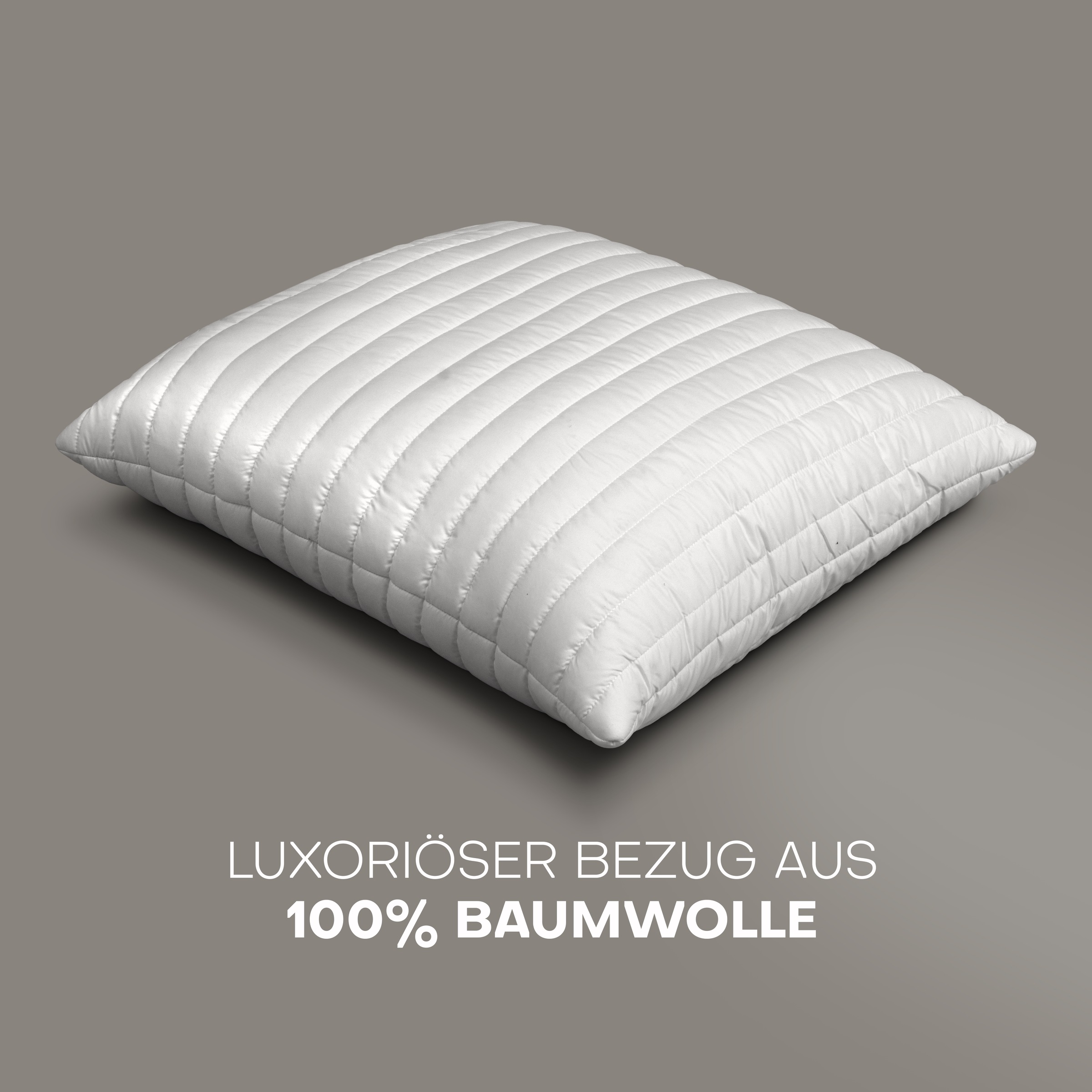 Thumbnail - John Cotton Baumwollkissen "Magicline 40x80, 80x80 cm, pure Eleganz" Füllung: Polyester 1 Stk. tlg. Feinbatist Baumwolle...