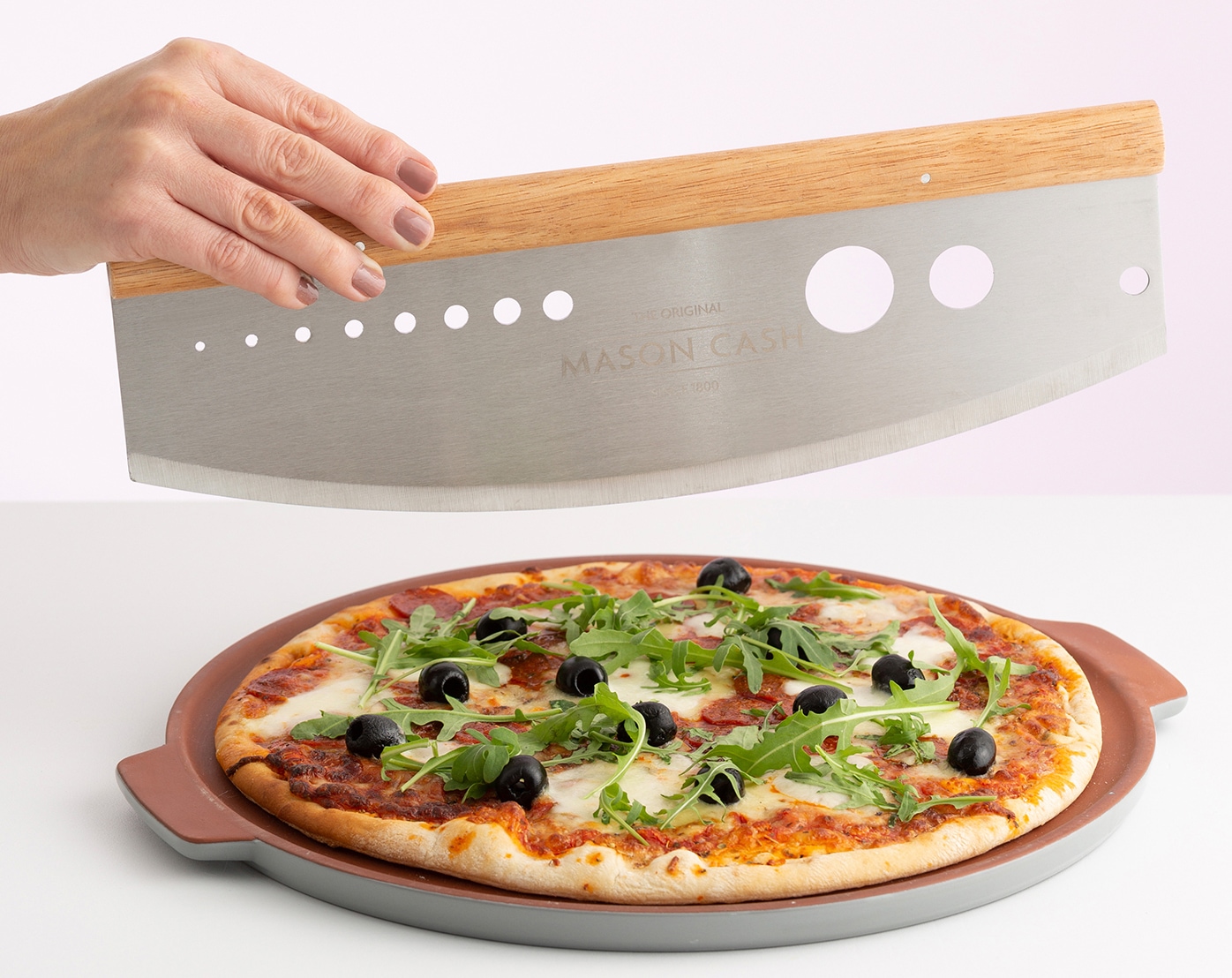 Mason Cash Pizzaschneider, (1 tlg.), 3in1-Funktion, Edelstahl, Holz kaufen  | BAUR