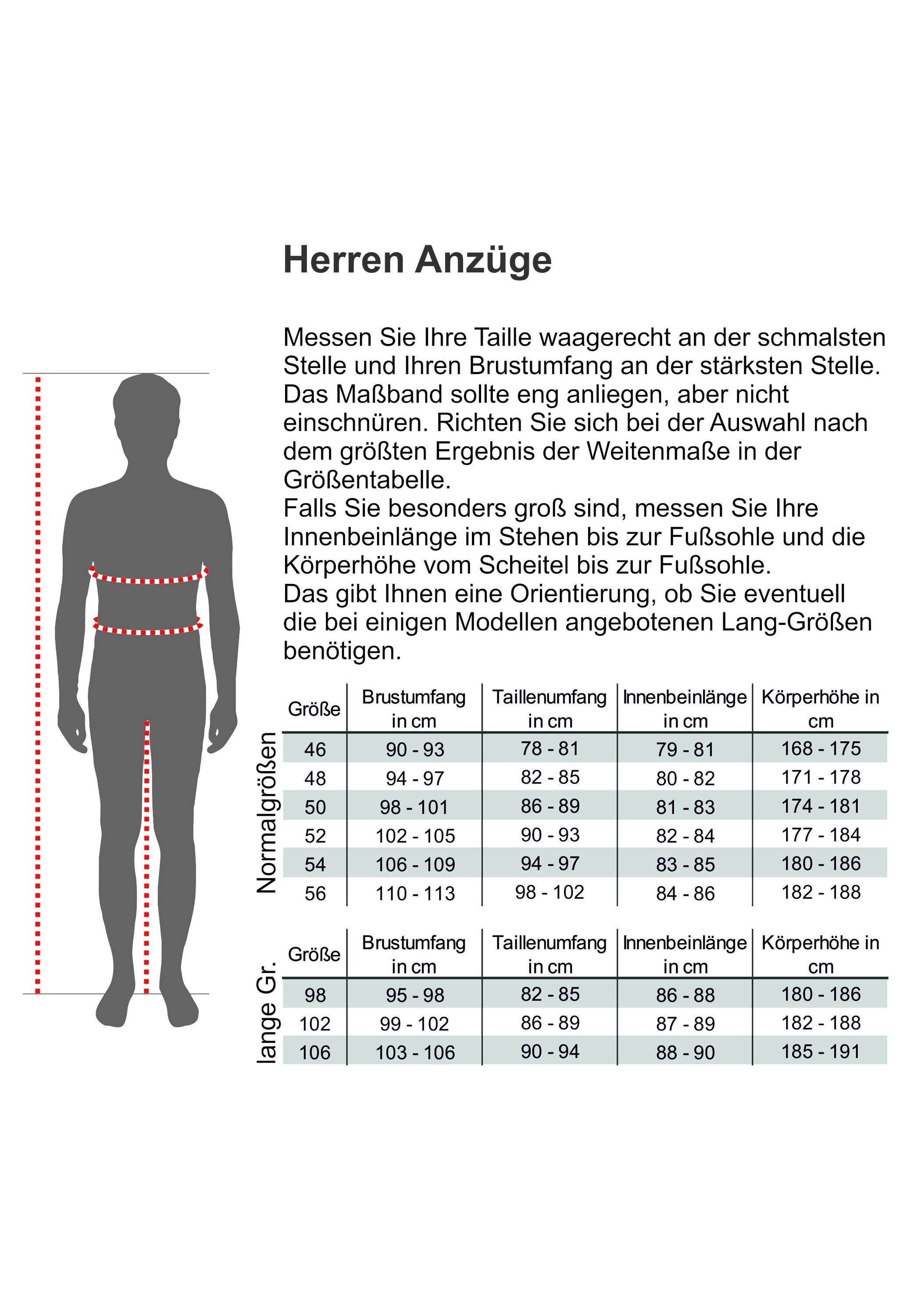 SteffenKlein Anzug »SteffenKlein Anzug REGULAR FIT« 2 tlg. regular fit mit Zwei-Knopf-Verschluss

