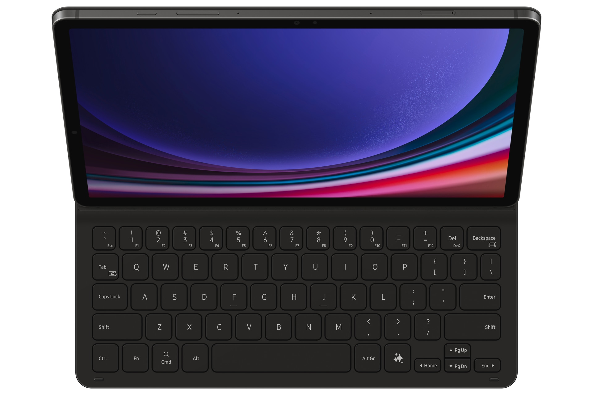 Samsung Tablet-Hülle »Book Cover Keyboard Slim für Galaxy Tab S9 | S9 FE | S10 FE«, Tastatur Cover, Schutzhülle, Tablethülle, Case, Schutzcase, stoßfest