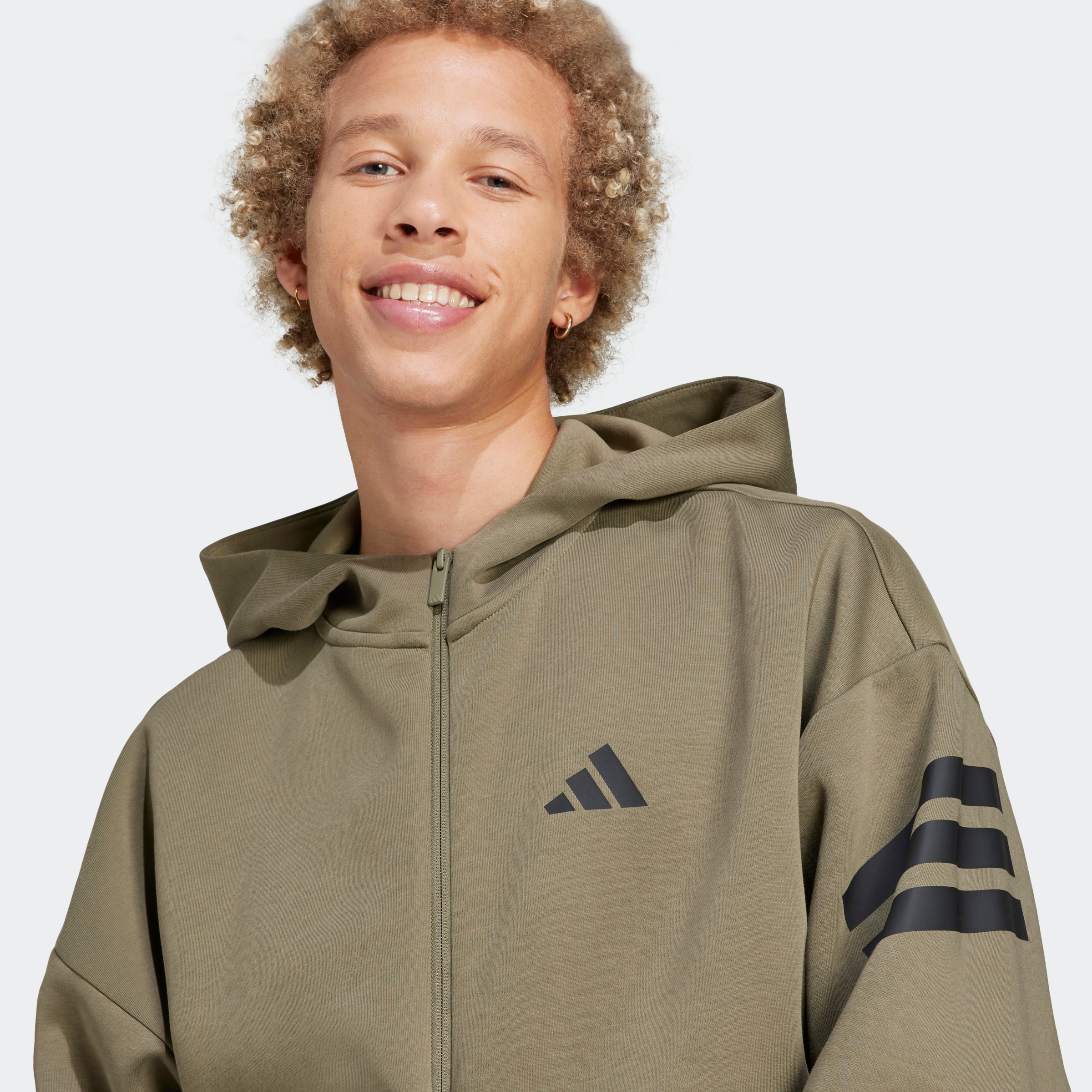 adidas Sportswear Kapuzensweatshirt »M FI 3S FZ«