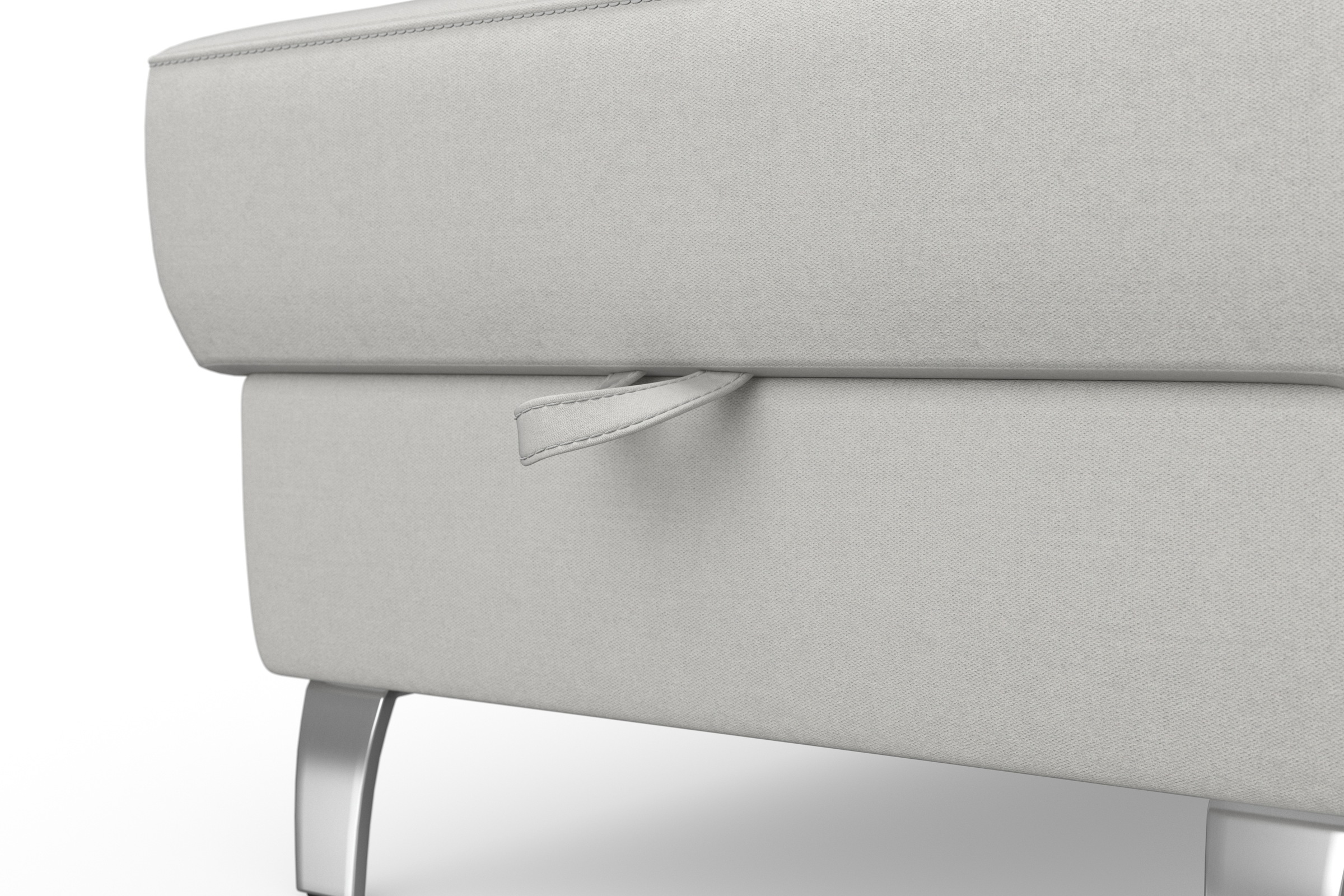 sit&more Ecksofa »Visby L-Form«, wahlweise mit Bettfunktion und Bettkasten, frei im Raum stellbar
