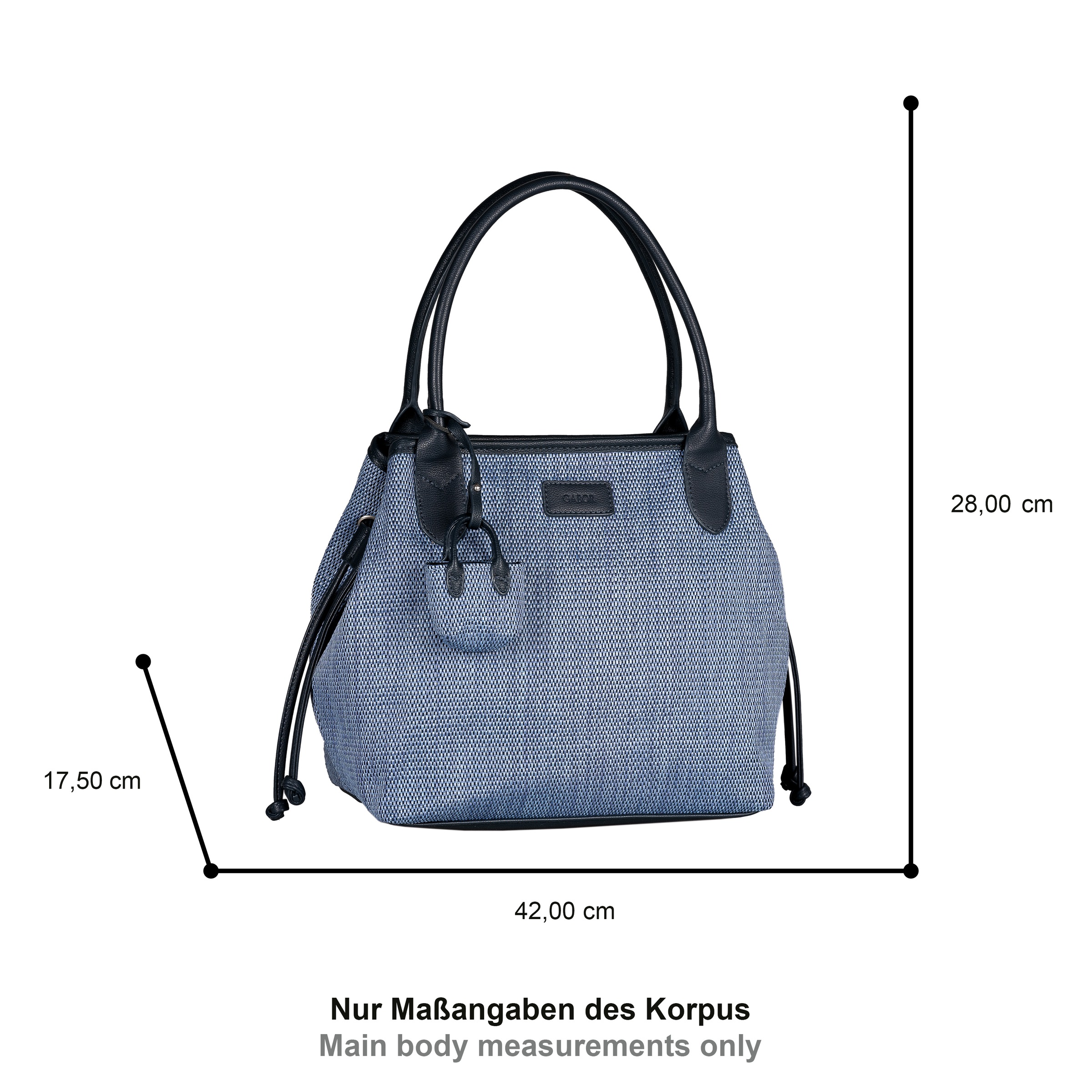 Gabor Shopper "Granada Denada" Damen Umhängetasche, Schultertasche mit Mini günstig online kaufen