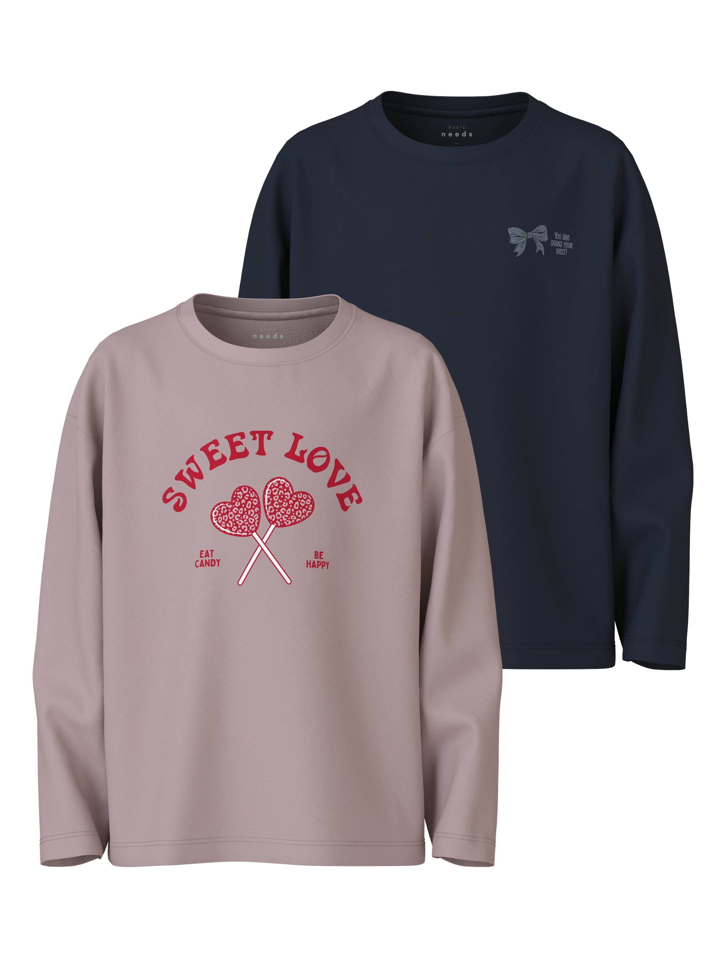 Name It Langarmshirt »NKFVEEN 2P LS RLX TOP«