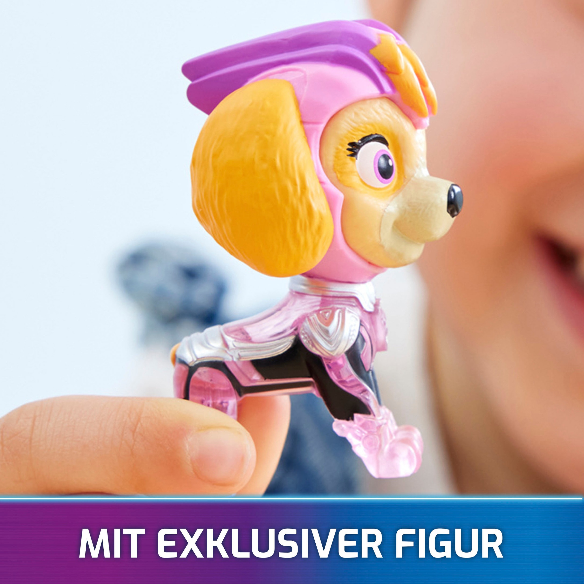 Spin Master Spielzeug-Flugzeug »Paw Patrol - Movie II - Skyes Deluxe Jet-Flieger«, inkl. Skye Figur, mit Licht- und Soundeffekt