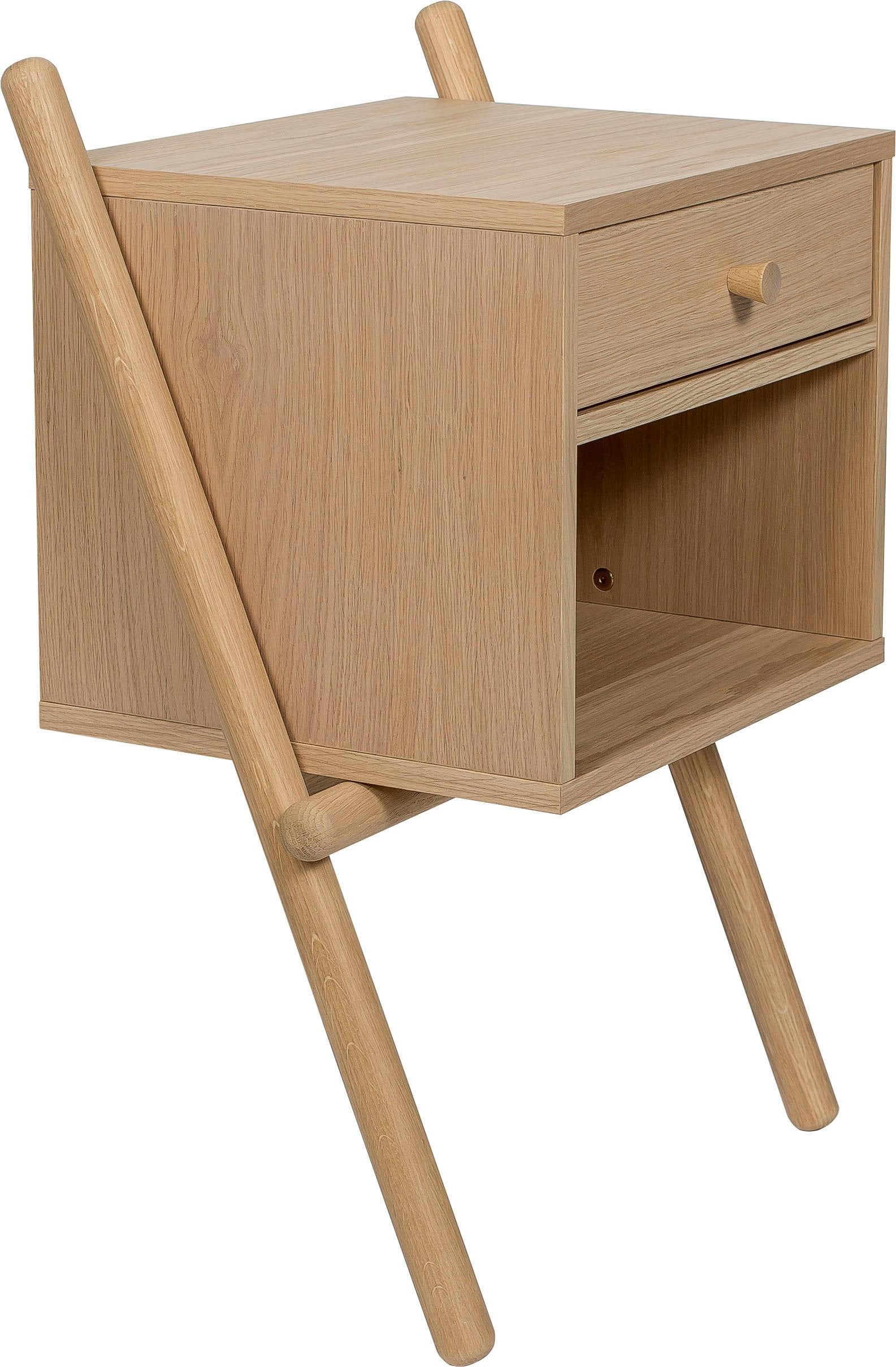 Woodman Nachttisch »Wiru«, in 2 verschiedenen Farben