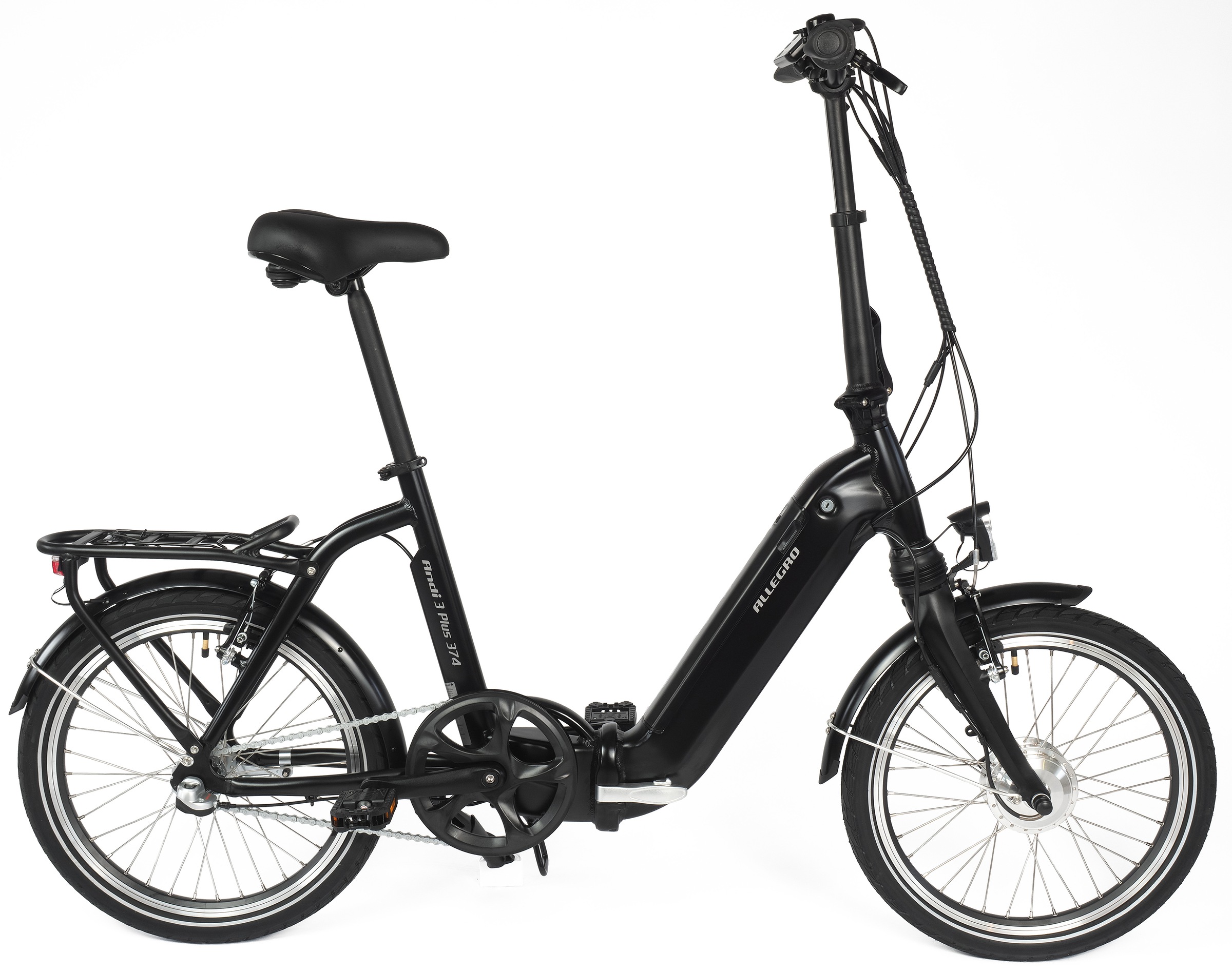 ALLEGRO E-Bike "Andi 3 Plus 374", 3 Gang, Shimano, Nexus, Frontmotor 250 W, Pedelec, Elektrofahrrad für Damen u. Herren