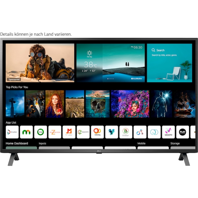 Black Friday LG LCD-LED Fernseher »43UP75009LF«, 108 cm/43 Zoll, 4K Ultra HD,  Smart-TV, LG Local Contrast-HDR10 Pro | BAUR