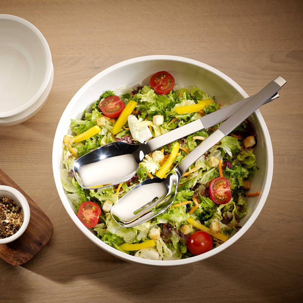 Villeroy & Boch Schale »Salat-Set Artesano ø 28 cm weiß« 3 Handwäsche wird empfohlen