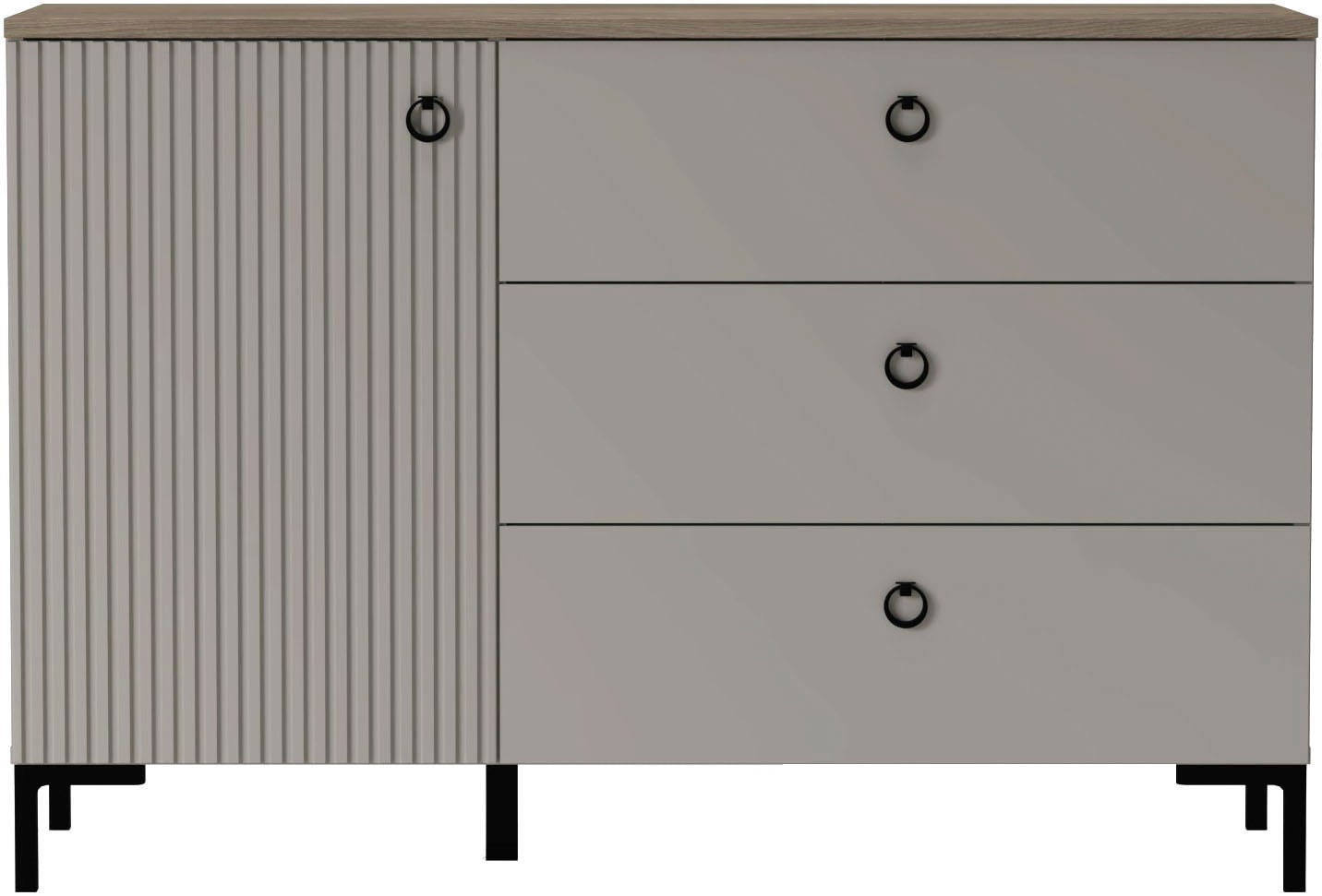 Home affaire Sideboard "Luminara" 1 Stk. tlg. Kommode mit Soft-Close Funktion - 120 oder 150 cm Breite