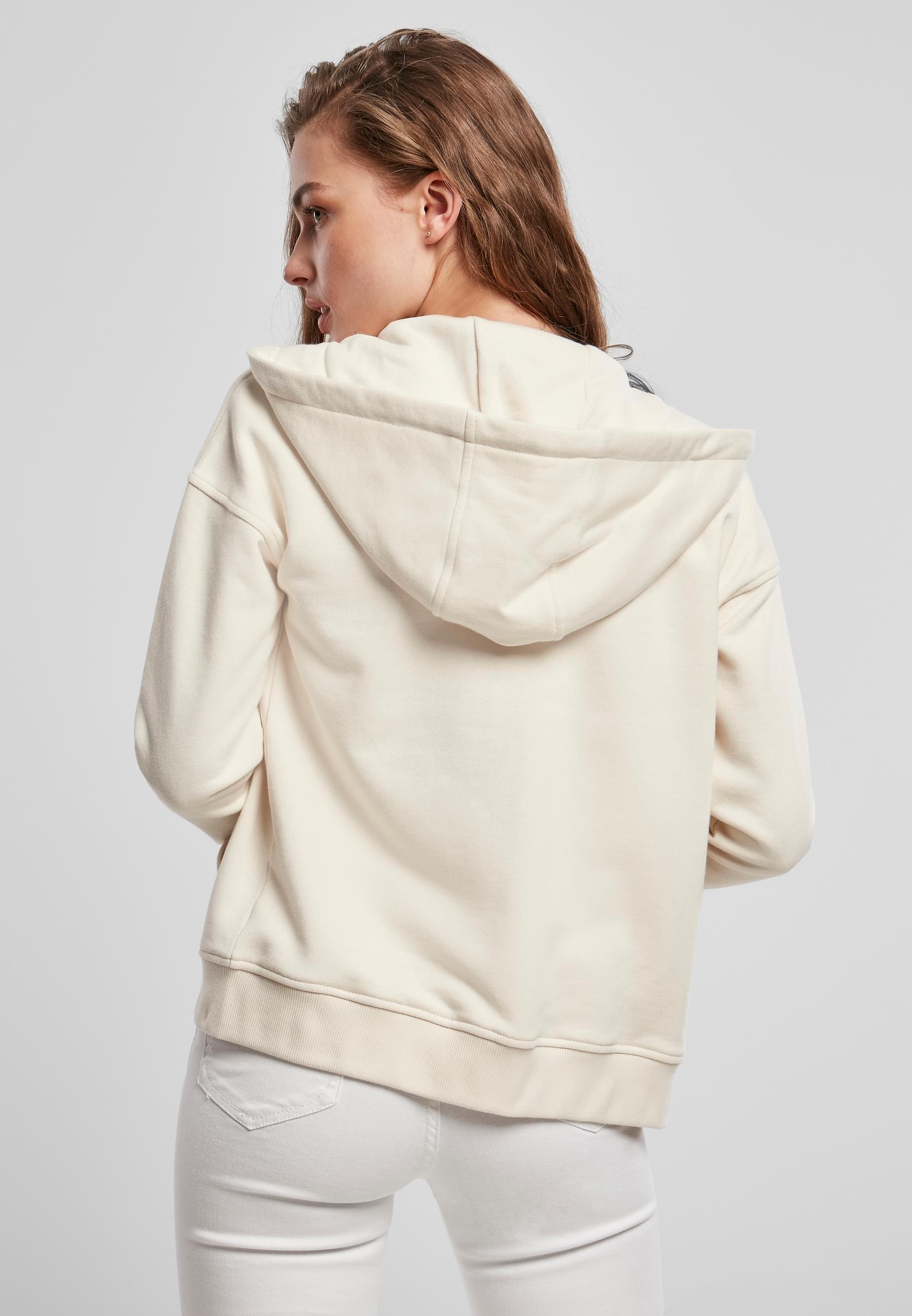 URBAN CLASSICS Sweatjacke »Urban Classics Damen Ladies Organic Terry Zip Hoody«