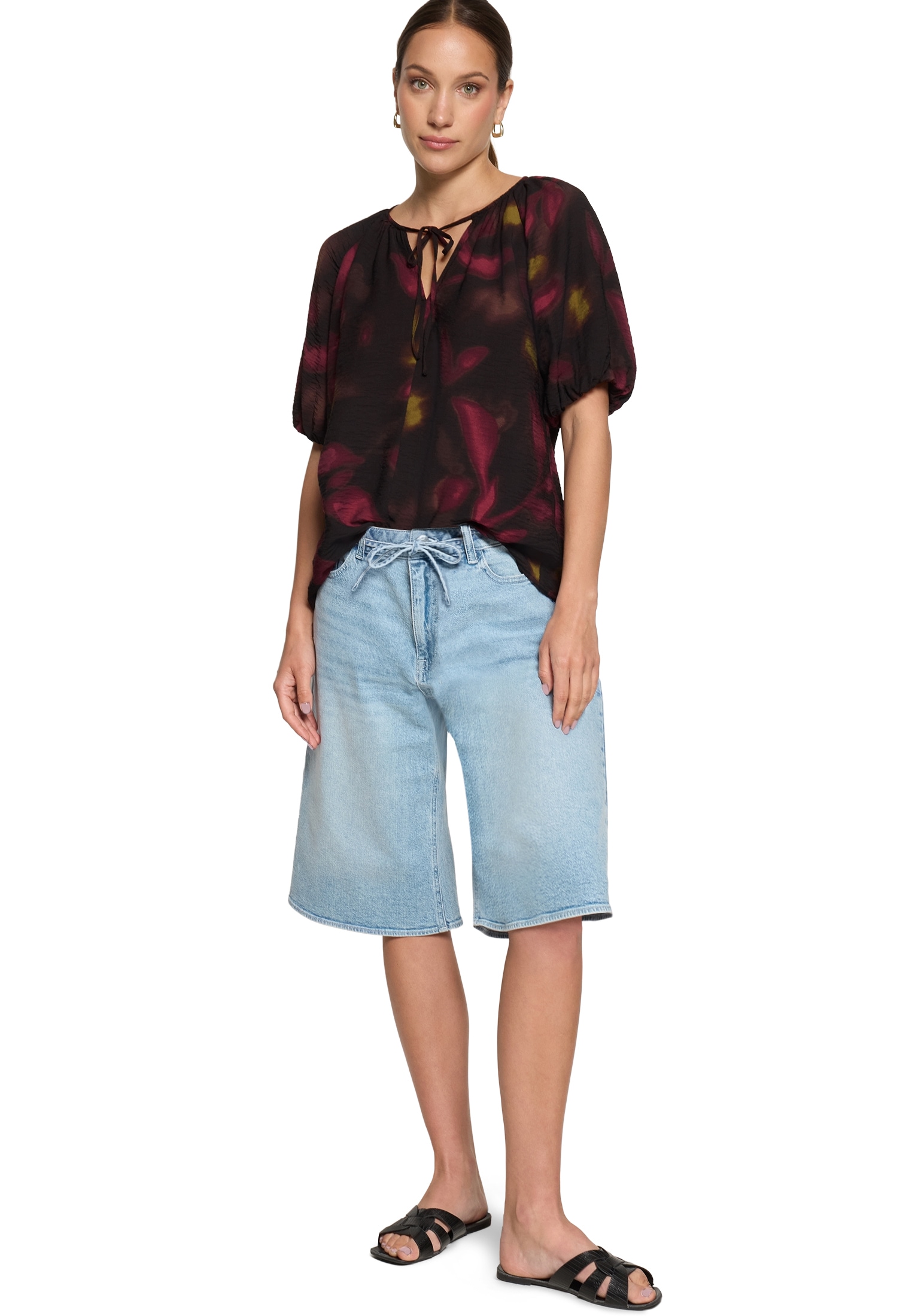 Zero Schlupfbluse »Damen mit Blumenprint«