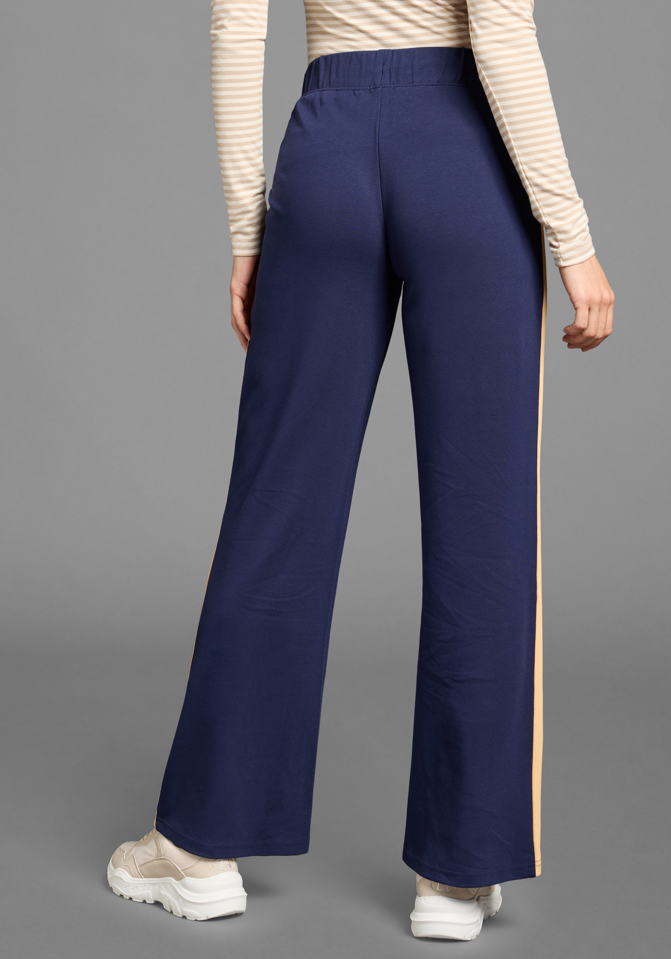 Laura Scott Jerseyhose ausgestellte Passform, innenliegender Gummizug am Bu günstig online kaufen