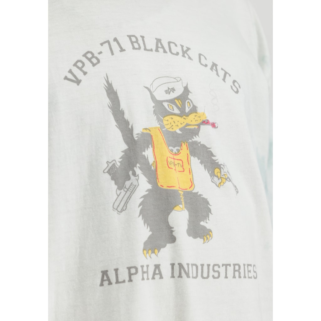 Alpha Industries T-Shirt »ALPHA INDUSTRIES Men - T-Shirts Black Cats T«