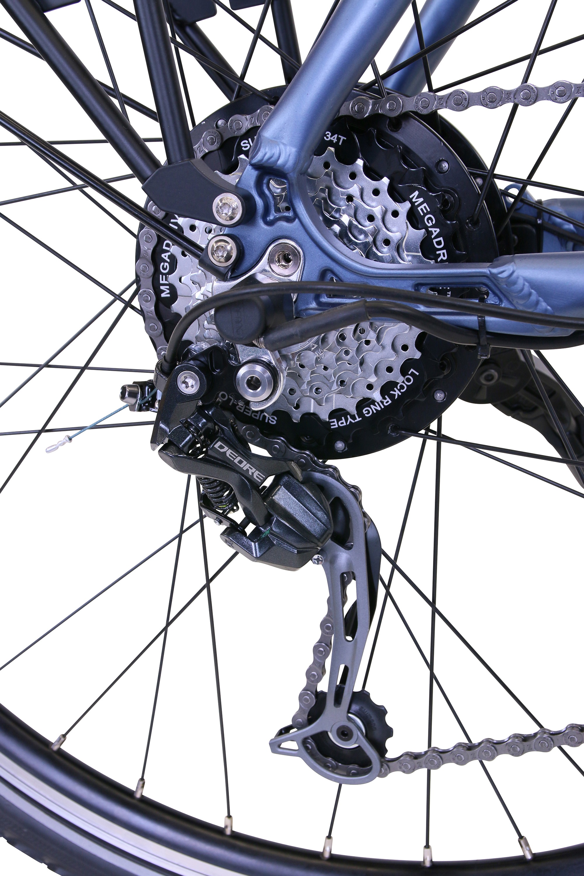 HAWK Bikes E-Bike »eTrekking Gent«, 8 Gang, microSHIFT, Microshift, Heckmotor 250 W, Pedelec, Elektrofahrrad für Herren
