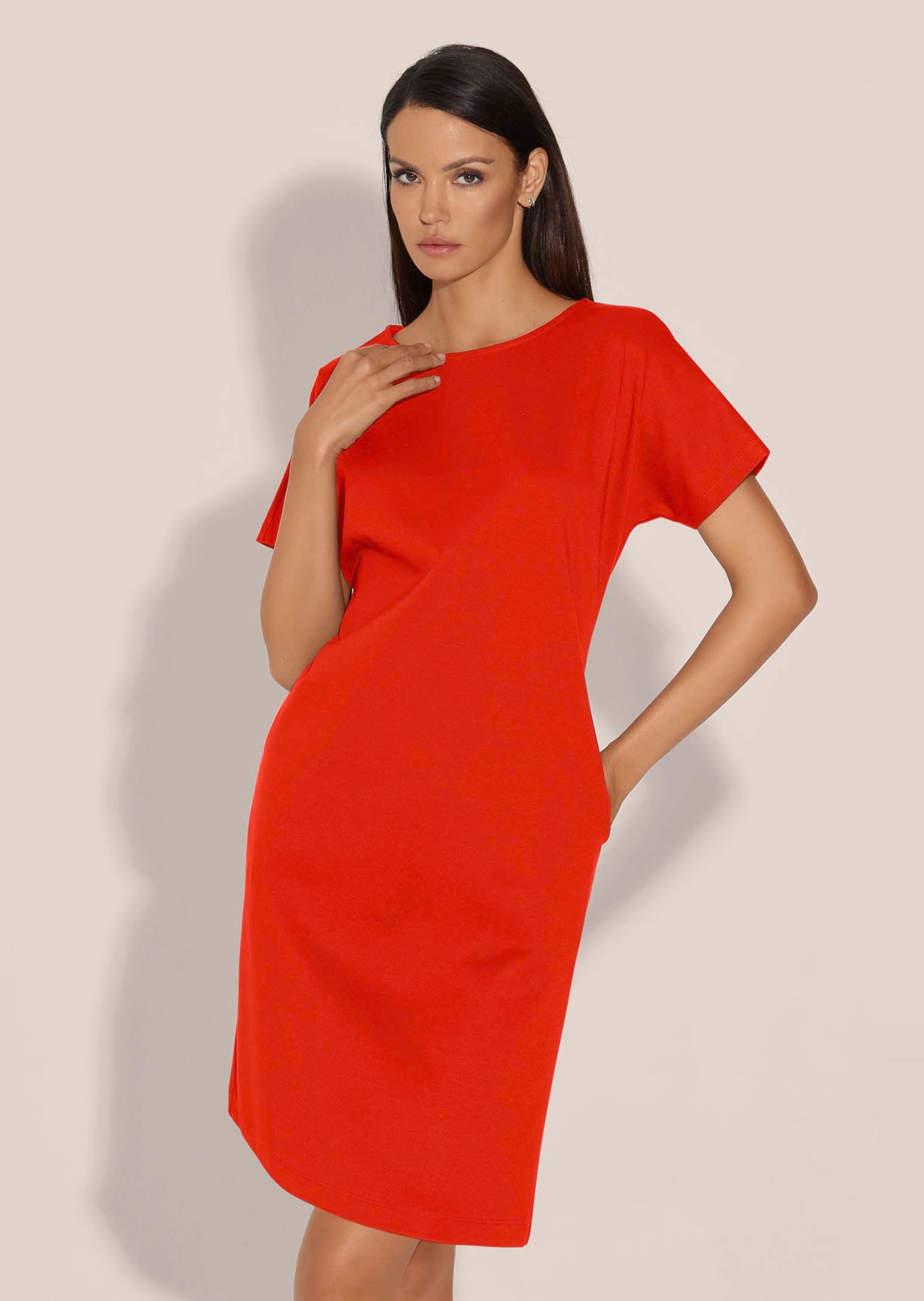MADELEINE Sommerkleid »Kleid Jerseykleid in angesagter H-Linie«