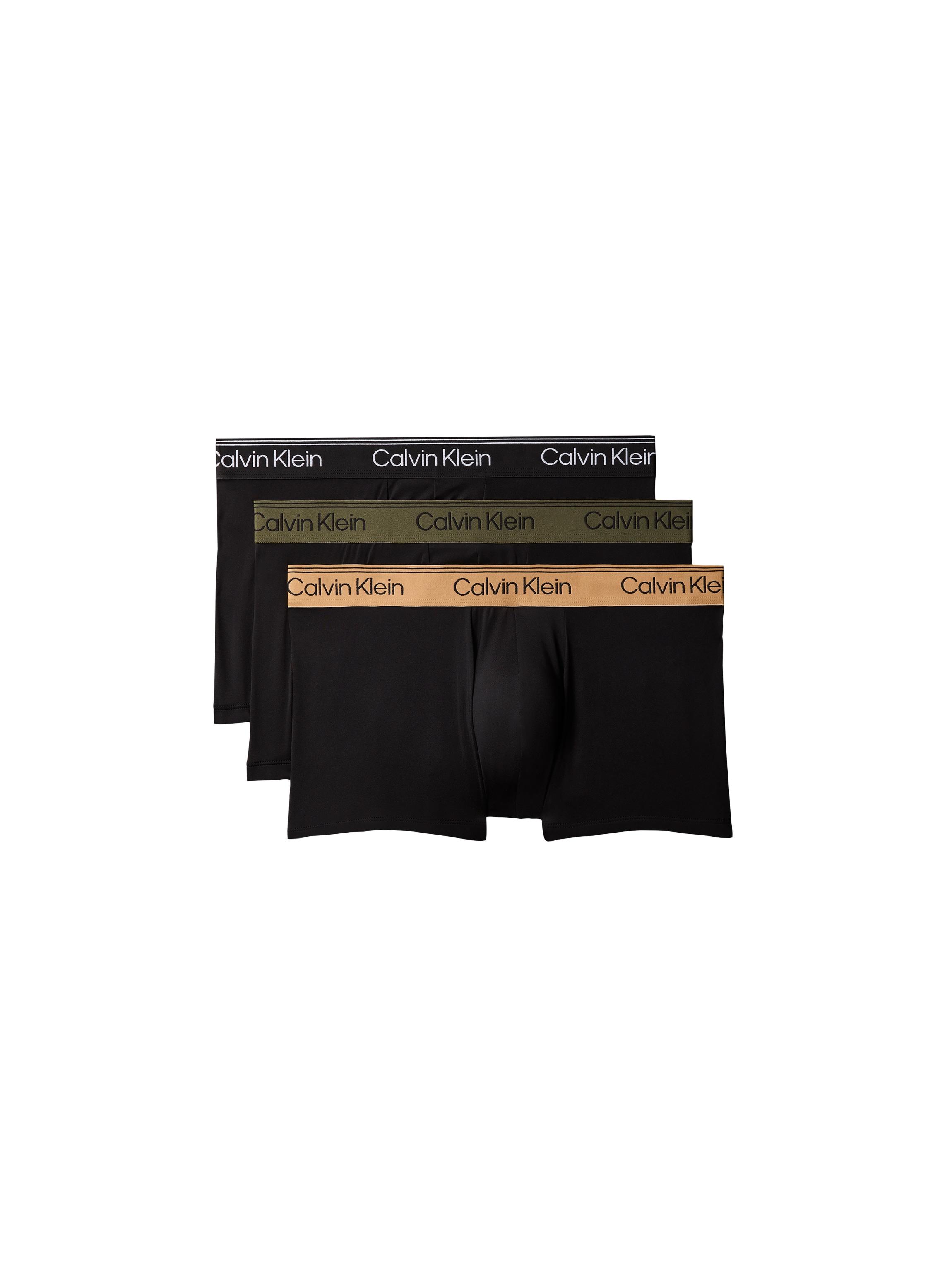 Calvin Klein Underwear Trunk "LOW RISE TRUNK 3PK" Packung, 3er-Pack, Regular fit mit elastischem Bund