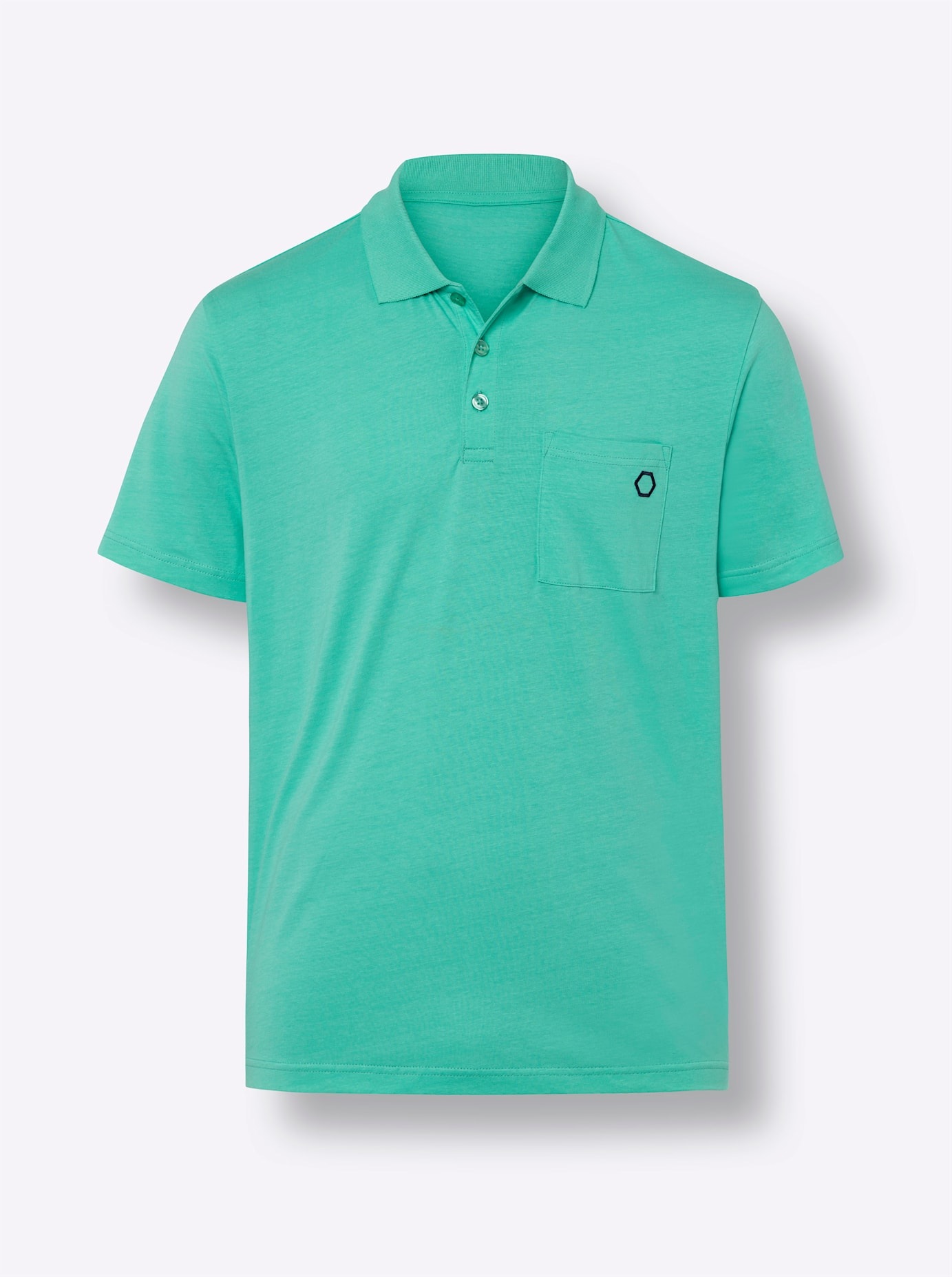 Classic Short Sleeve Polo Shirt Men's Teal Size 60/62 2