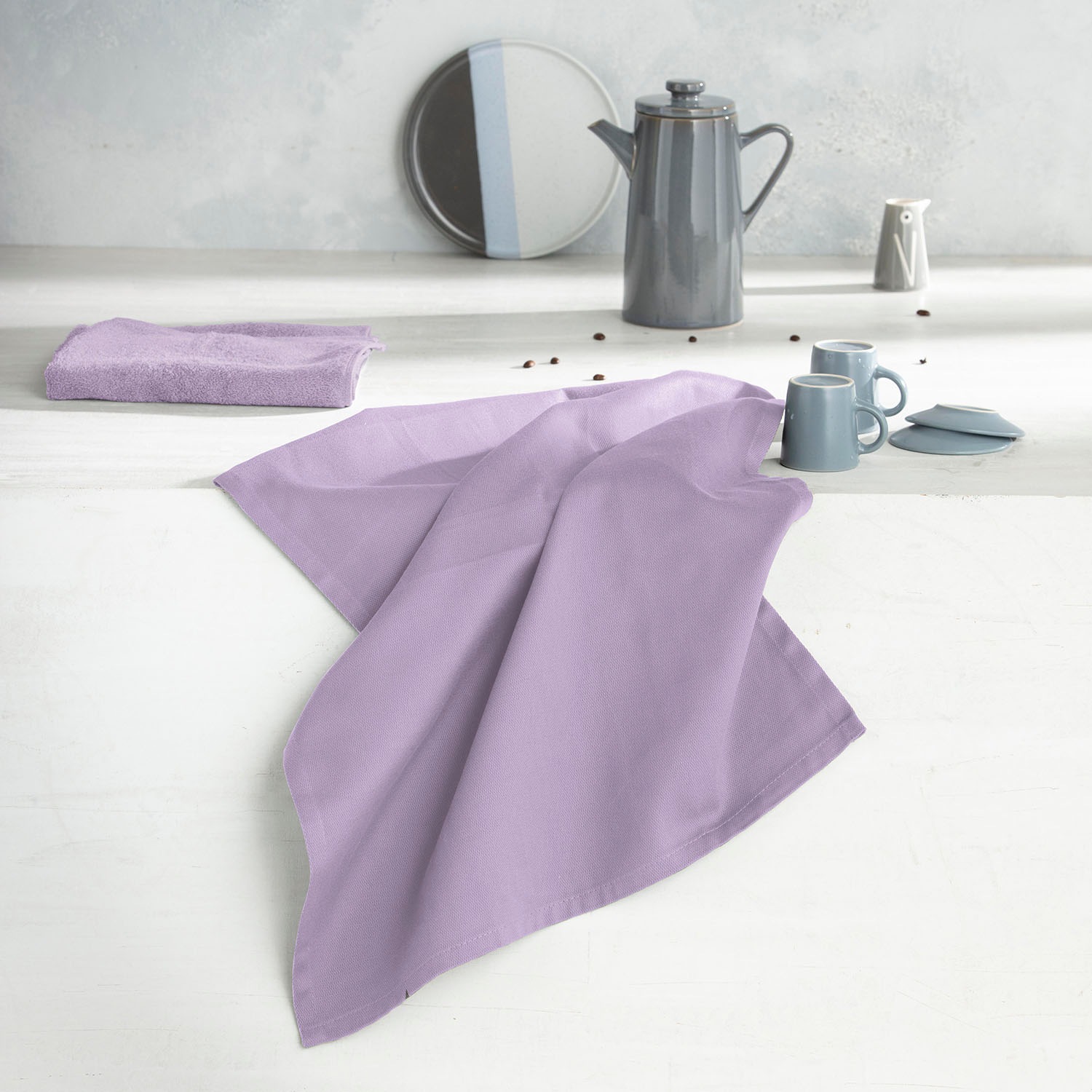 DDDDD Geschirrtuch "Barbeque" Set aus Jacquard-Gewebe und weicher Frottee, günstig online kaufen