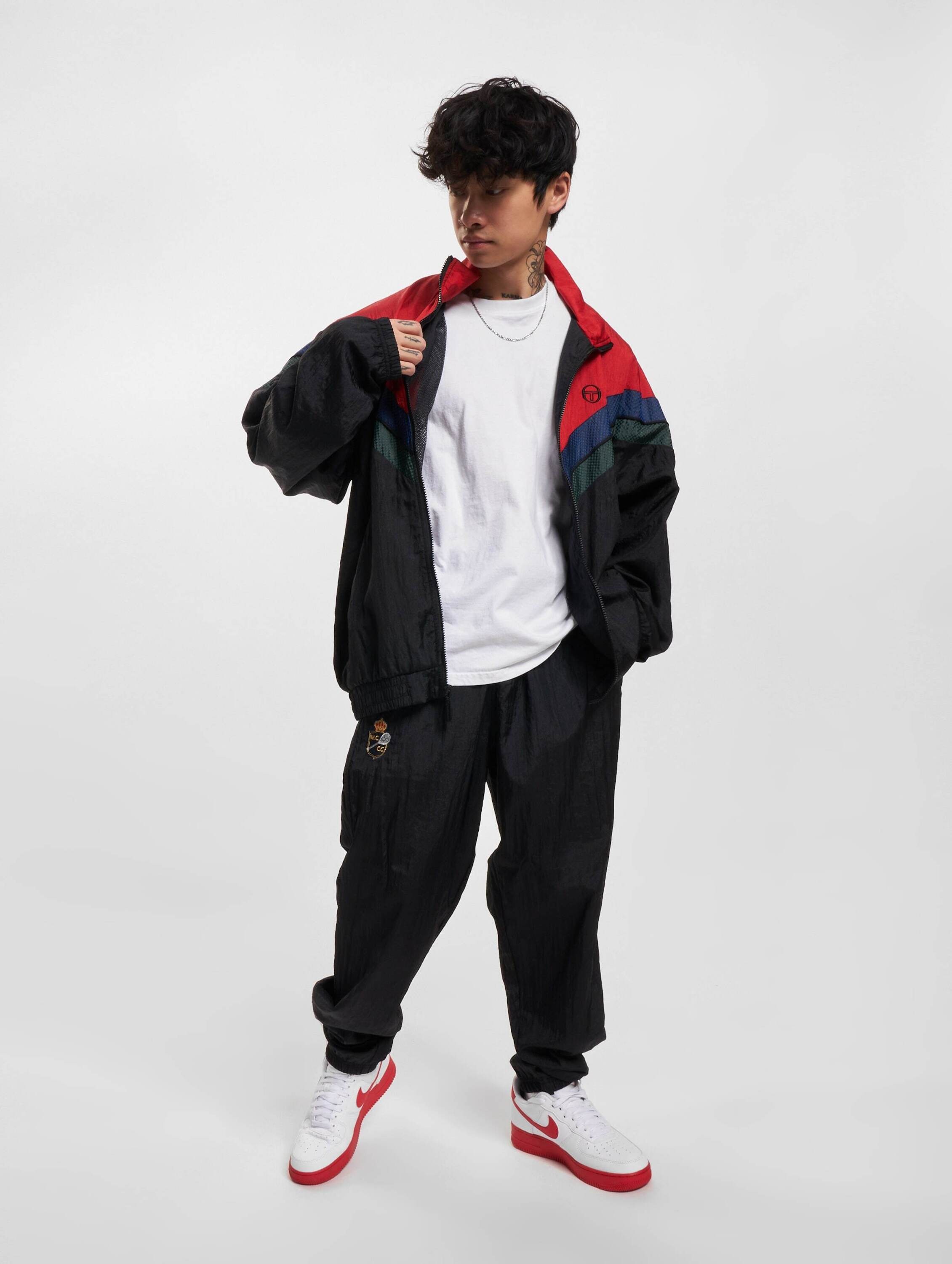Sergio Tacchini Trainingsjacke »Herren Sergio Tacchini Monte Carlo Trainingsanzug«, (1 St.), ohne Kapuze