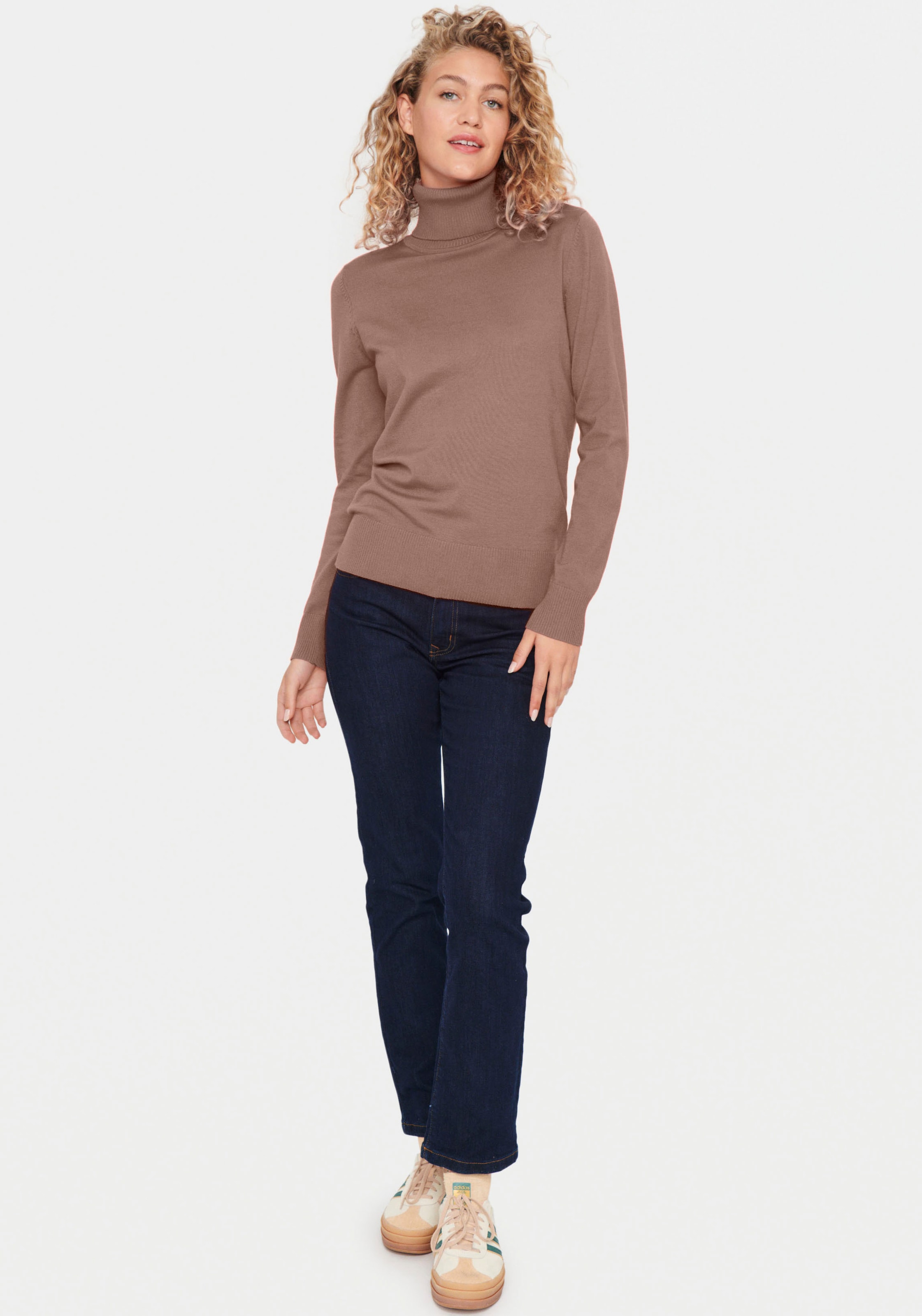 Saint Tropez Rollkragenpullover »J2046, MilaSZ Rollneck«