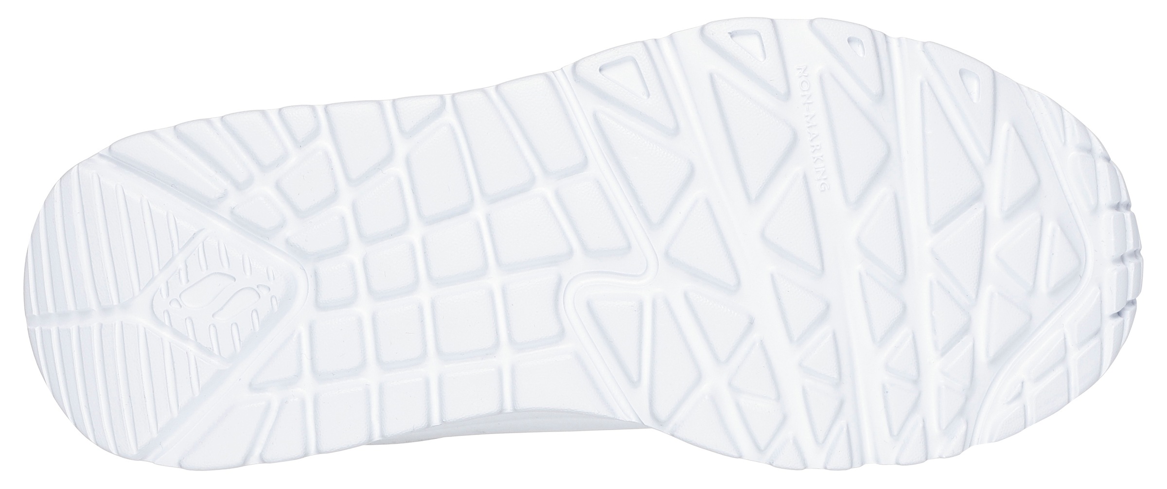 Skechers Slip-On Sneaker »UNO LITE«, Freizeitschuh, Halbschuh, Slipper mit metallic Fersenpatch