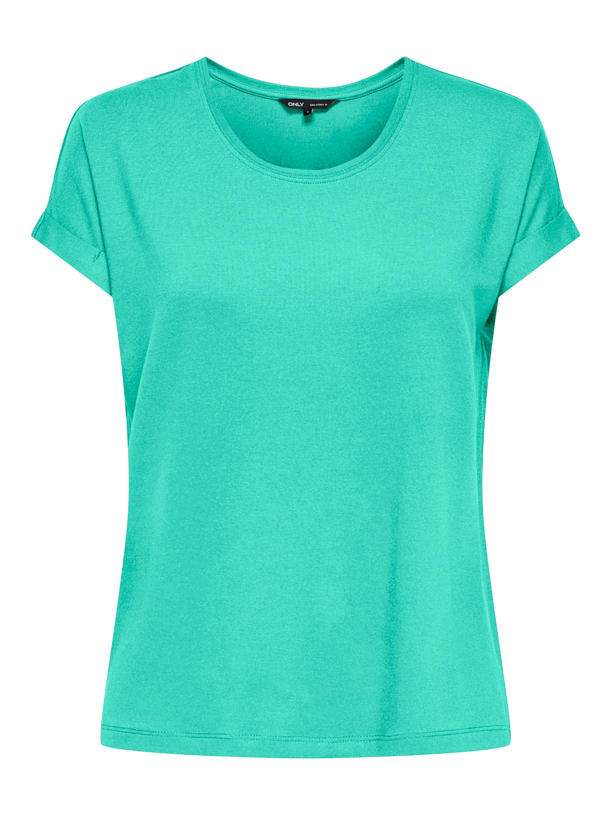 ONLY T-Shirt "ONLMOSTER – Kurzarmshirt mit Aufschlag und klassischem Look" günstig online kaufen