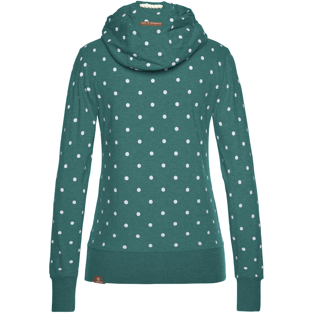 Ragwear Funktions-Kapuzensweatjacke »PAYA DOTS O«