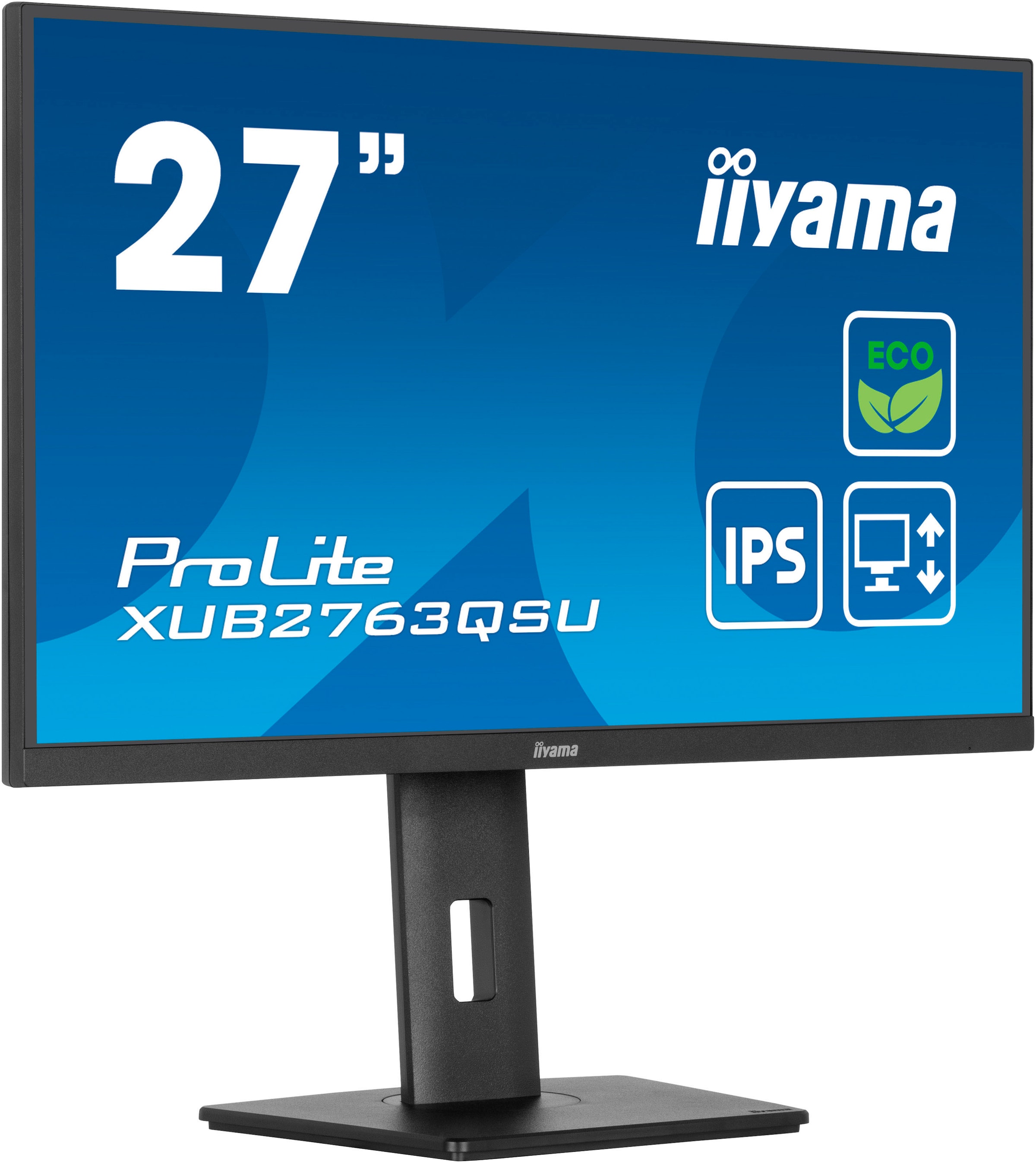Iiyama LED-Monitor »XUB2763QSU-B1«, 69 cm/27 Zoll, 2560 x 1440 px, QHD, 2 ms Reaktionszeit, 100 Hz