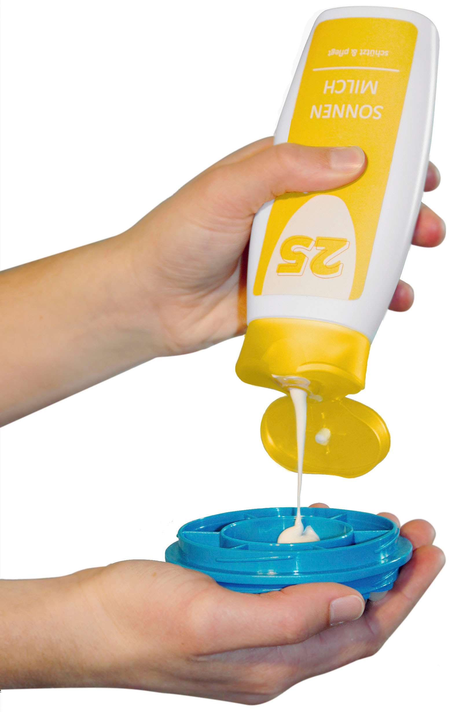 Hydas Rückencremer »Easy Free mit teilbarem U-Griff, erreicht mühelos alle Körperpartien«, Für Bodylotion, Sonnencreme, Duschgel. Mit extra Duschschwamm