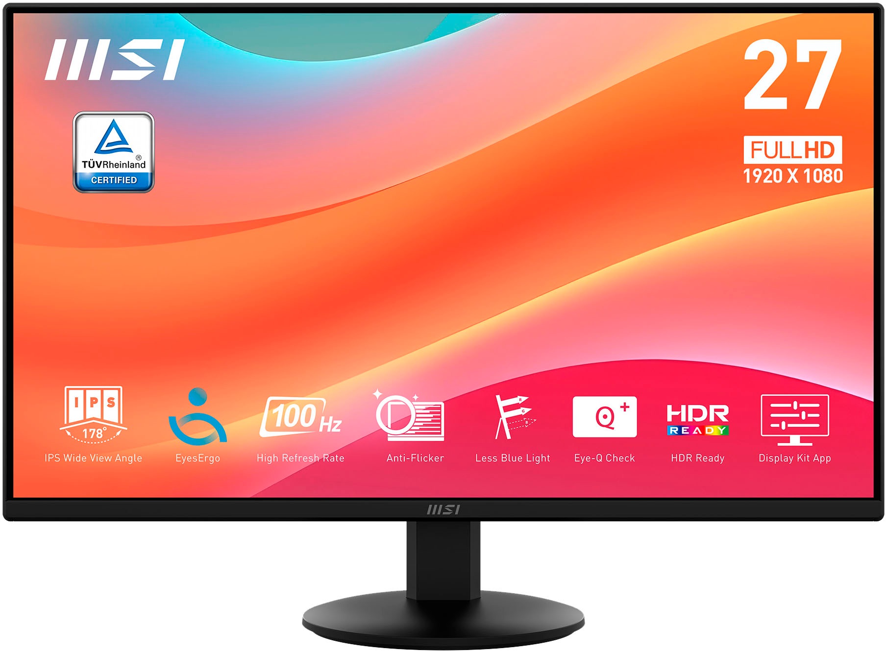 GAMEMAX Gaming-PC-Komplettsystem »MegaDeal Rockstar 2897 AMD Ryzen 7 5700X 32GB 1TB SSD RTX 3060« 27 ″ AMD Ryzen 7 GeForce RTX 3060 32 GB RAM 1.000 GB SSD Windows 11 + MSI PRO MP272L LCD-Monitor, 68,6cm (27")