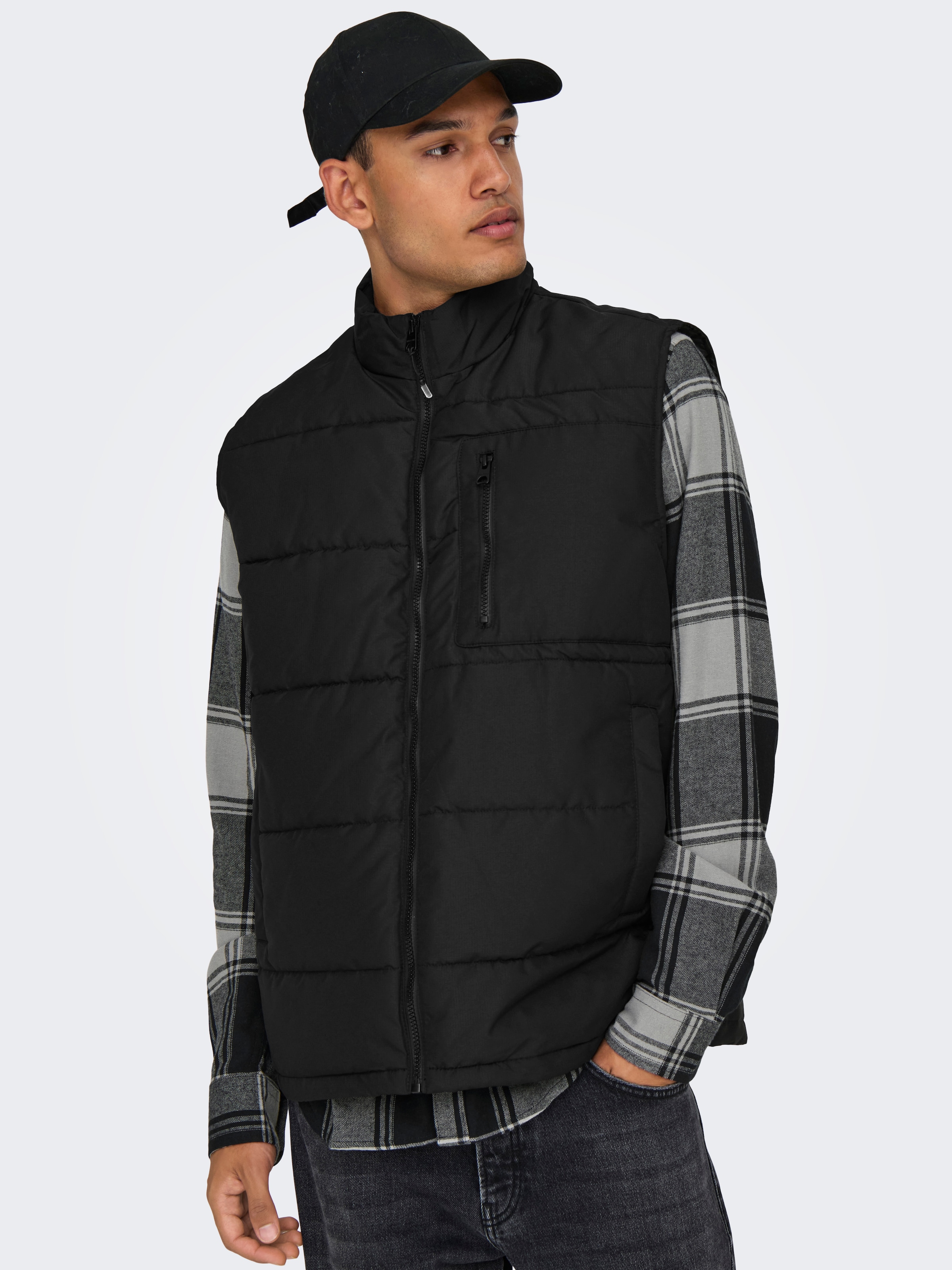 ONLY & SONS Steppweste "ONSJAKE QUILTED VEST OTW" günstig online kaufen