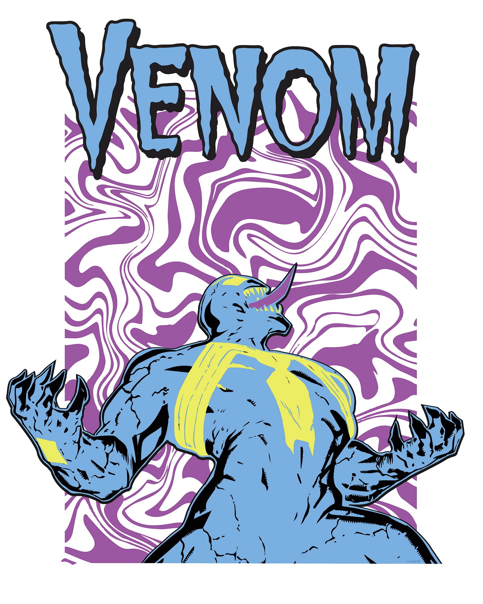 Komar Wandbild »Marvel Venom Colourful Scream«, Disney, (Set, 1 St.), 40 x 50 cm (Breite x Höhe) - Kinderzimmer, Dekoration