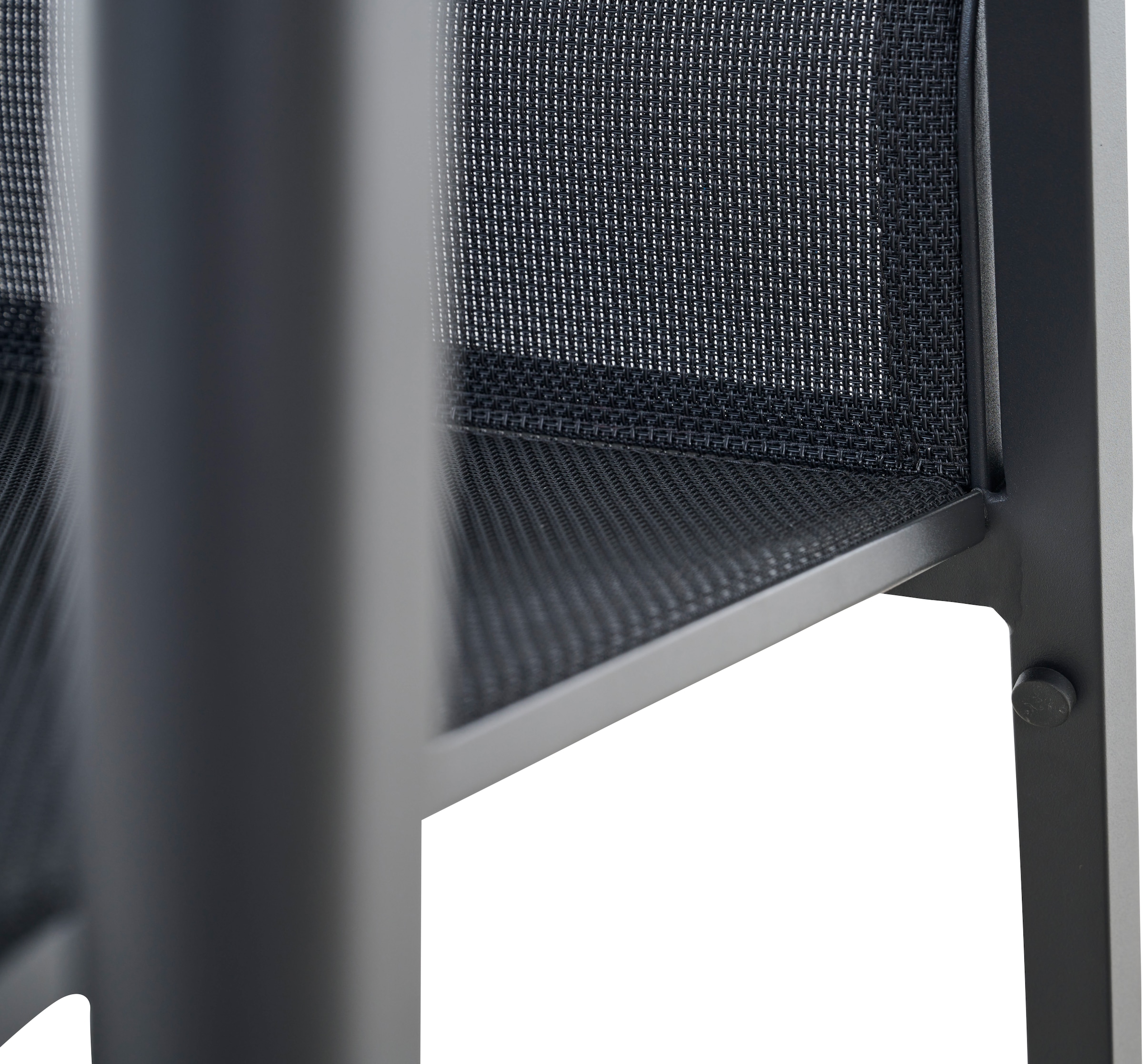 Siena Garden Gartensessel »BOLOGNA Stapelsessel, anthrazit« Aluminiumgestell, Ranotex® Bezug