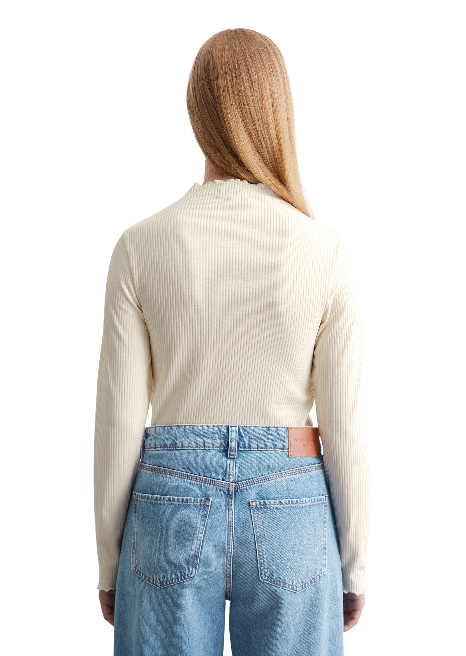 Marc O'Polo DENIM Langarmshirt »aus Organic Cotton-Stretch-Jersey«